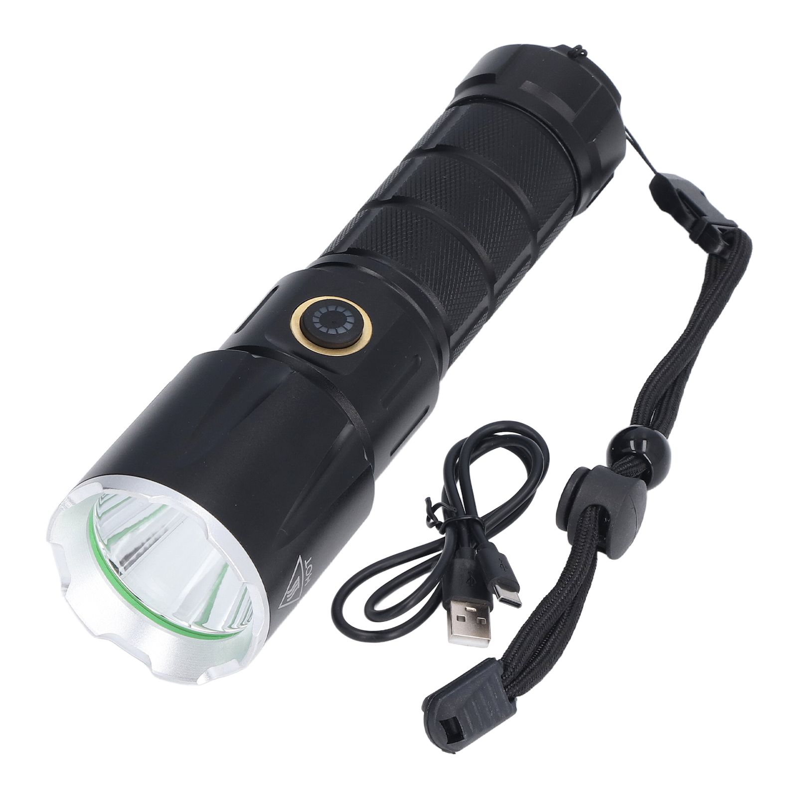 Rechargeable Flashlights USB Charging 5 Levels IPX4 Waterproof Wide Illumination Range Handheld Flashlight for Home - Image 1