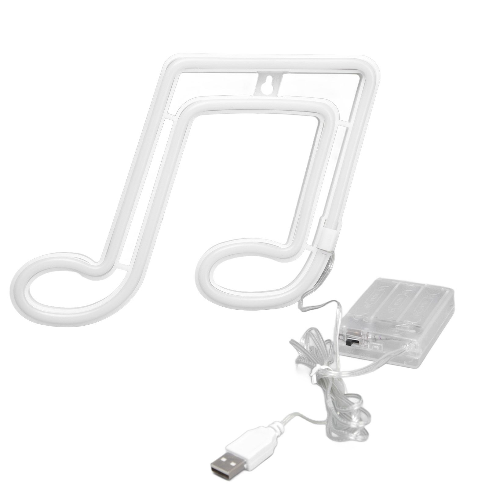 LED Neon Light Music Note Neon Night Light Concert Wall Lamp Party Wall Hanging Neon LampPink Light - Image 2