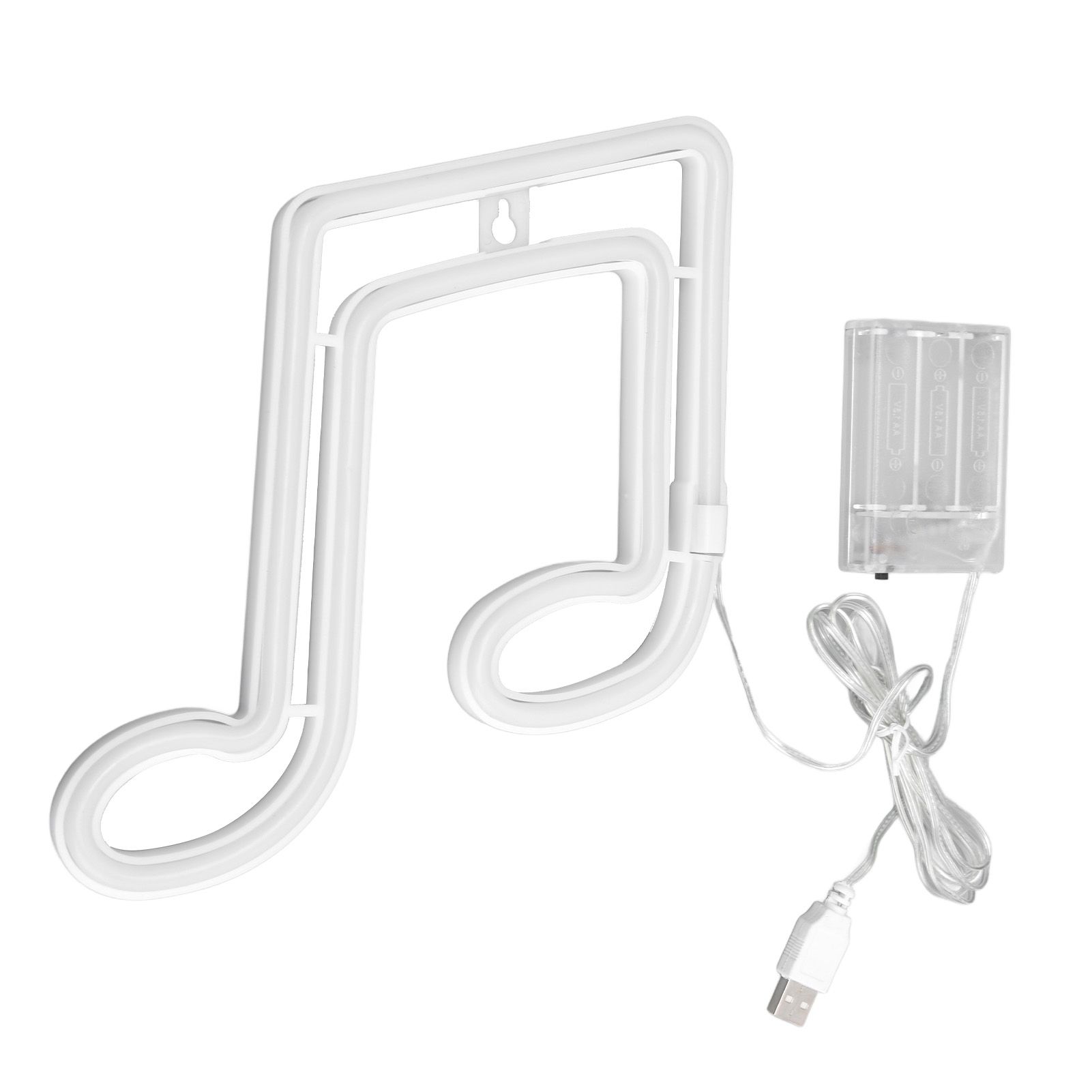 LED Neon Light Music Note Neon Night Light Concert Wall Lamp Party Wall Hanging Neon LampPink Light - Image 5