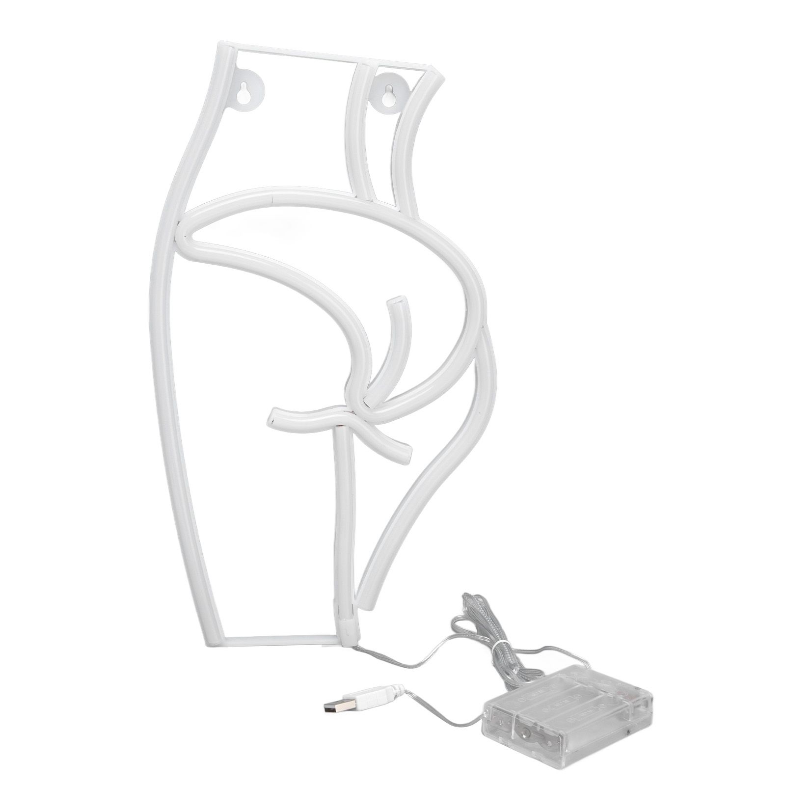 Neon Light Female Model Interesting Shape Dual Power Supply Easy Carry LED Night Light for Bar KTVPink Light - Image 2