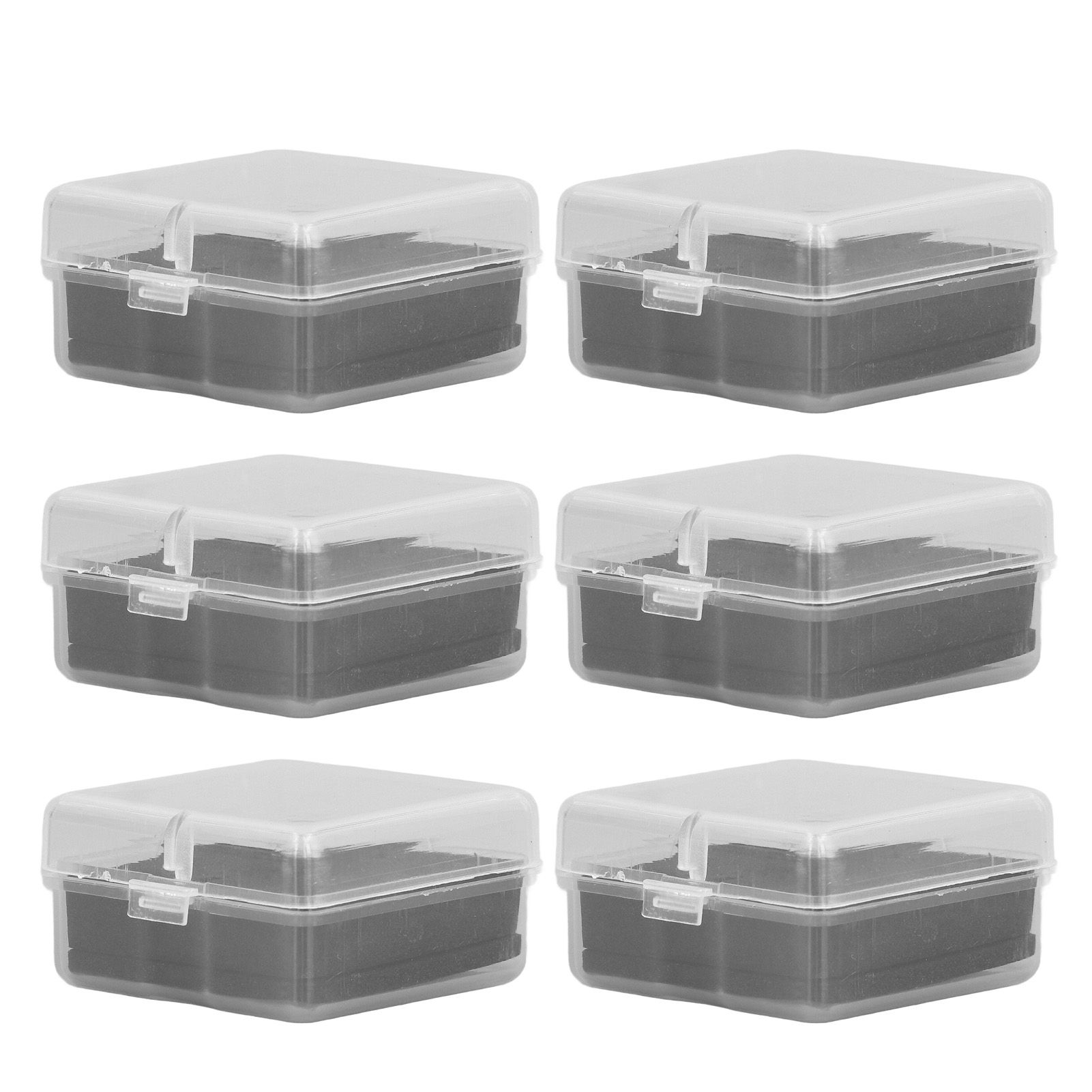 10PCS 4x4x2cm Lamp Holder Storage Box Portable Jewelry Storage Box Small Parts Medicine Storage Container - Image 2