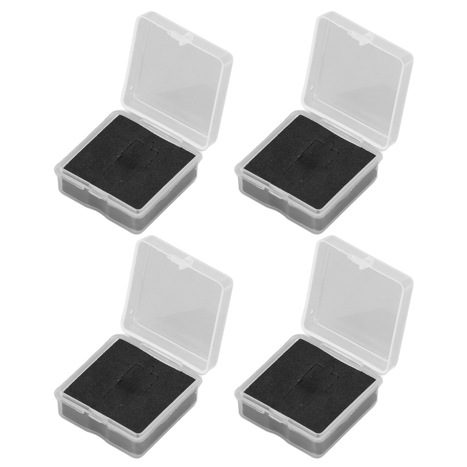 10PCS 4x4x2cm Lamp Holder Storage Box Portable Jewelry Storage Box Small Parts Medicine Storage Container - Image 6