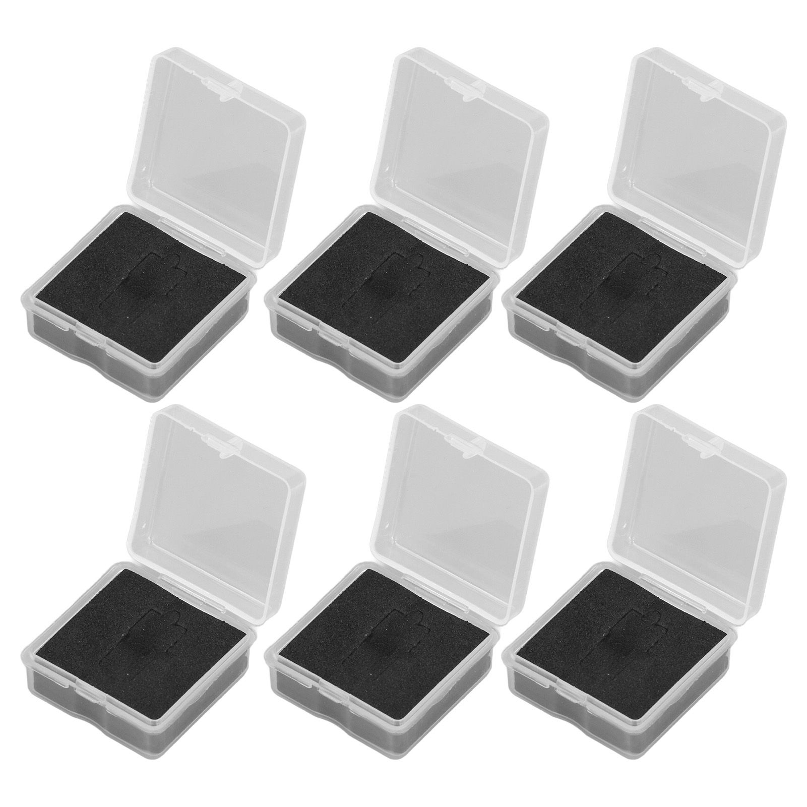 10PCS 4x4x2cm Lamp Holder Storage Box Portable Jewelry Storage Box Small Parts Medicine Storage Container - Image 7