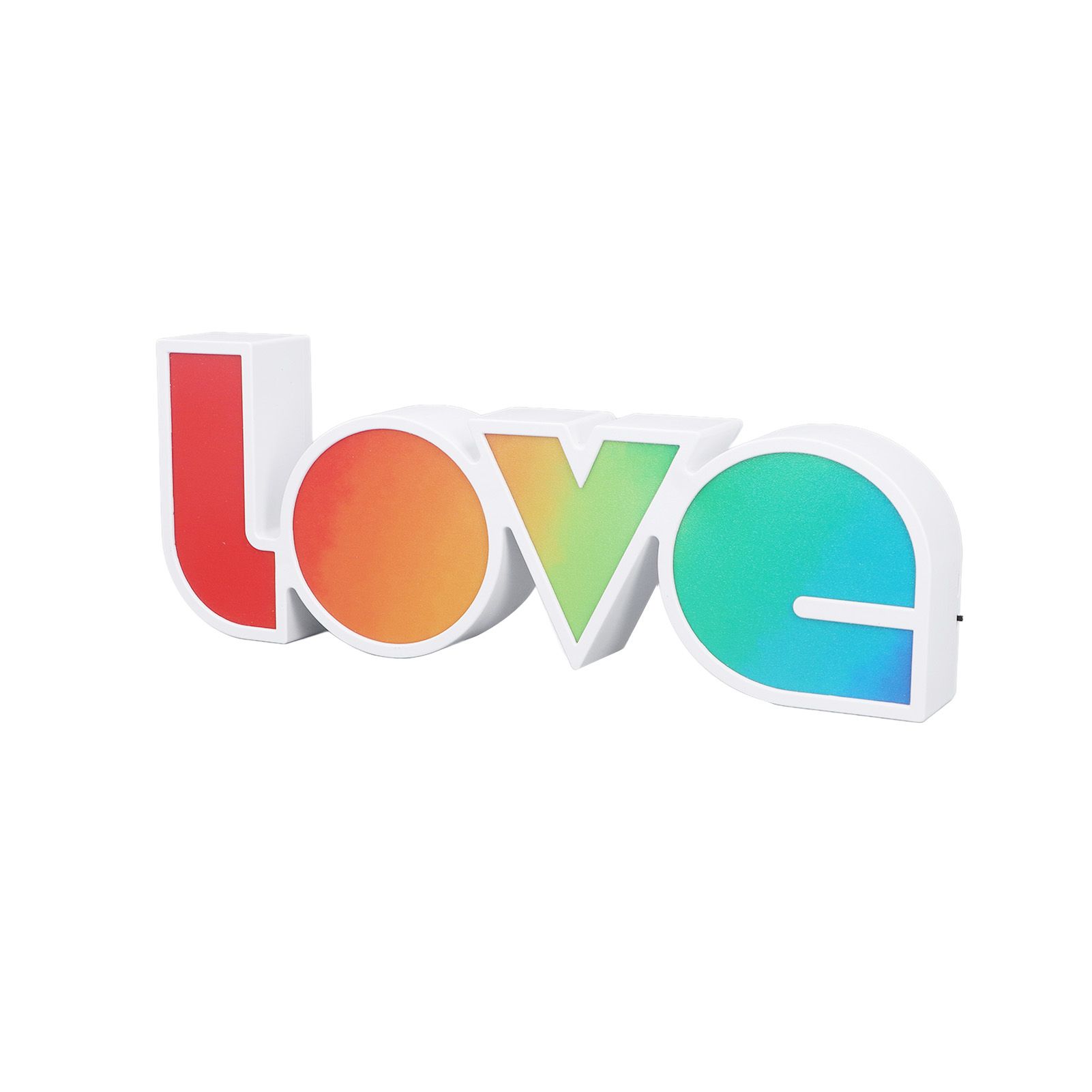Love Letter Night Light Hangable Decorative Desktop LED Neon Lamp for Wedding Party BedroomGradients - Image 3
