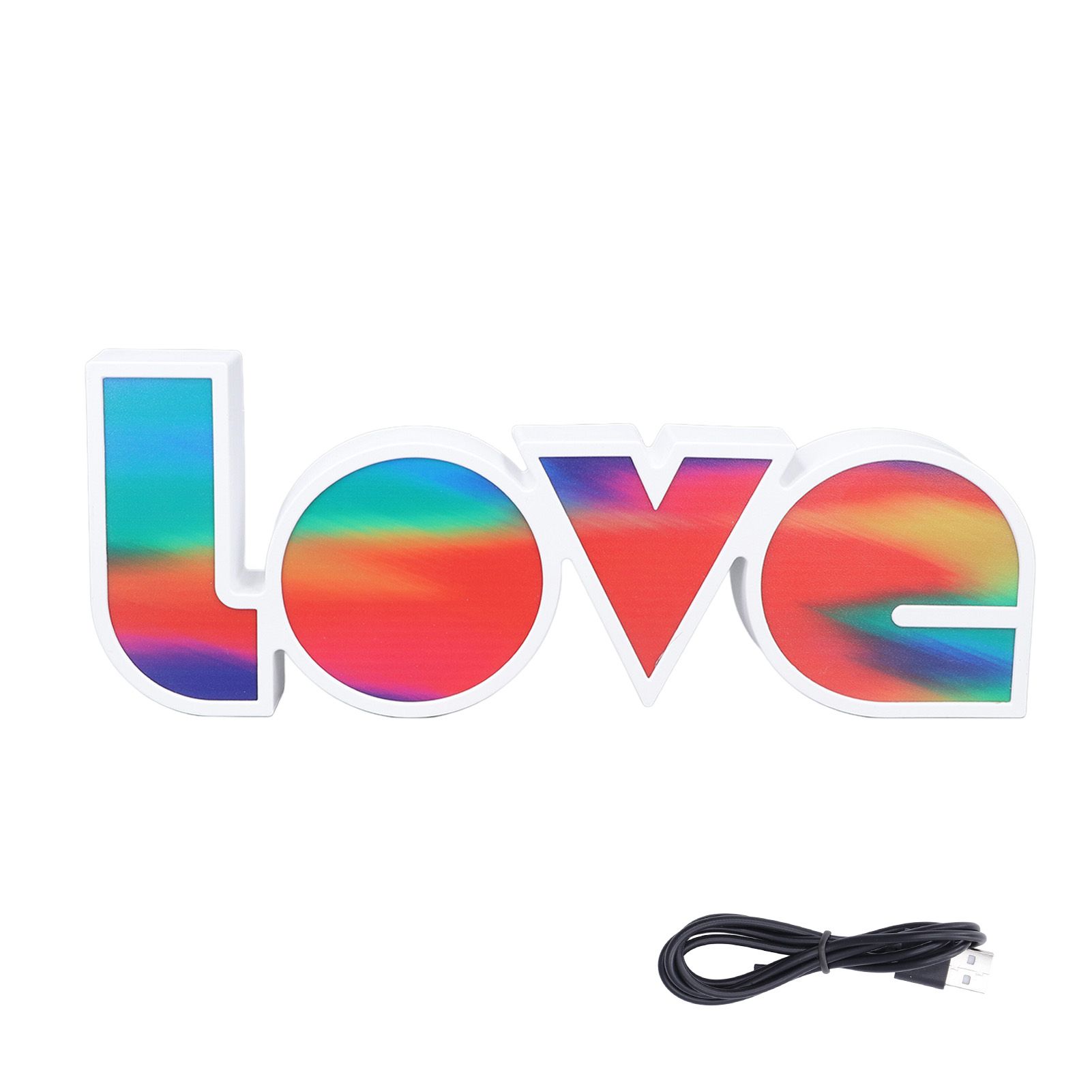 Love Letter Night Light Hangable Decorative Desktop LED Neon Lamp for Wedding Party BedroomRendering - Image 1
