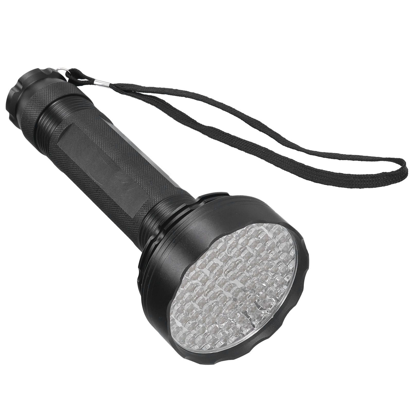 UV Flashlight 100 LED Beads 395nm Easy Use Excellent Performance Anti Slip Treatment Fluorescent Detection Supplies - Image 1