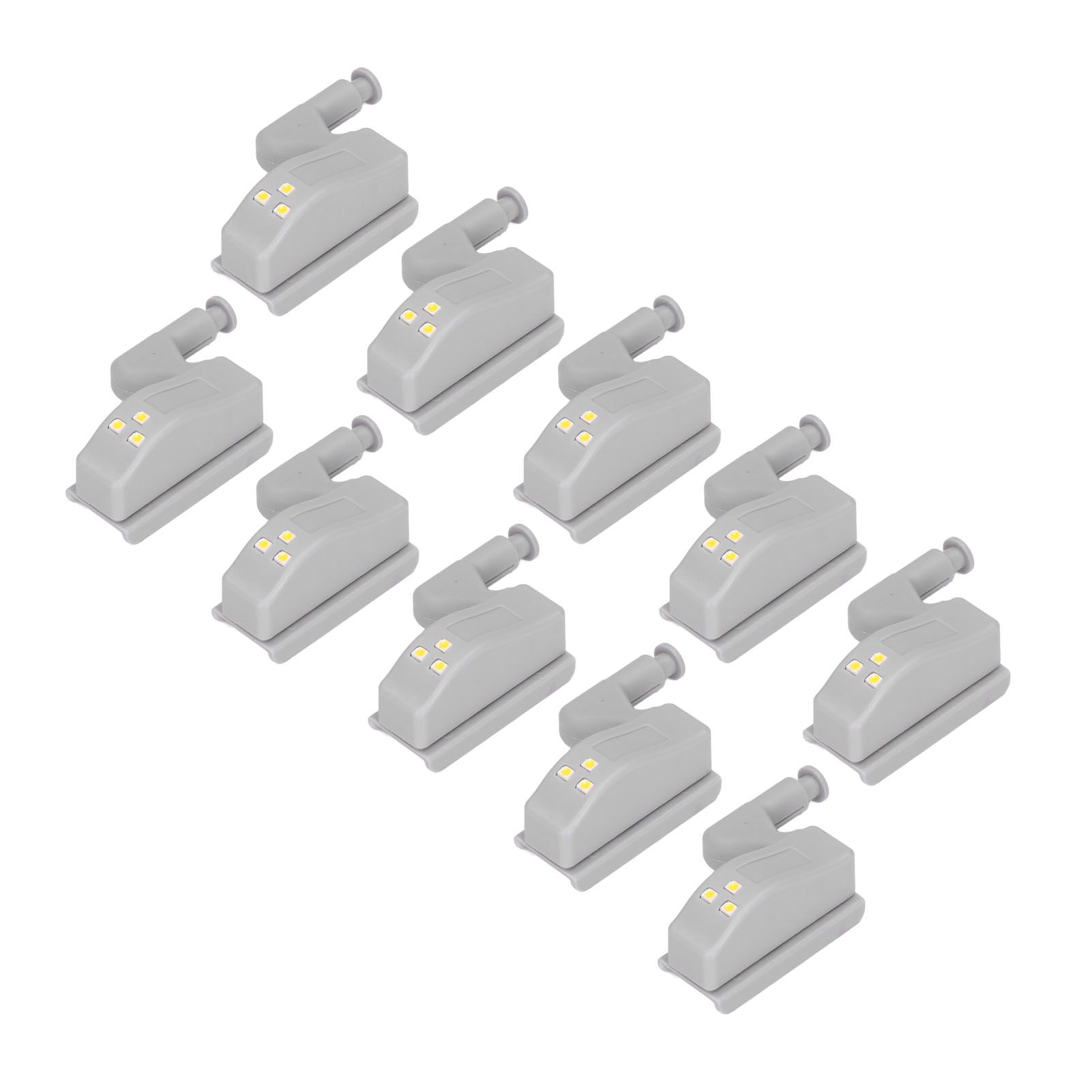10pcs LED Cabinet Inner Hinge Sensor Light Bedroom Closet Wardrobe Cupboard Night Light - Image 3