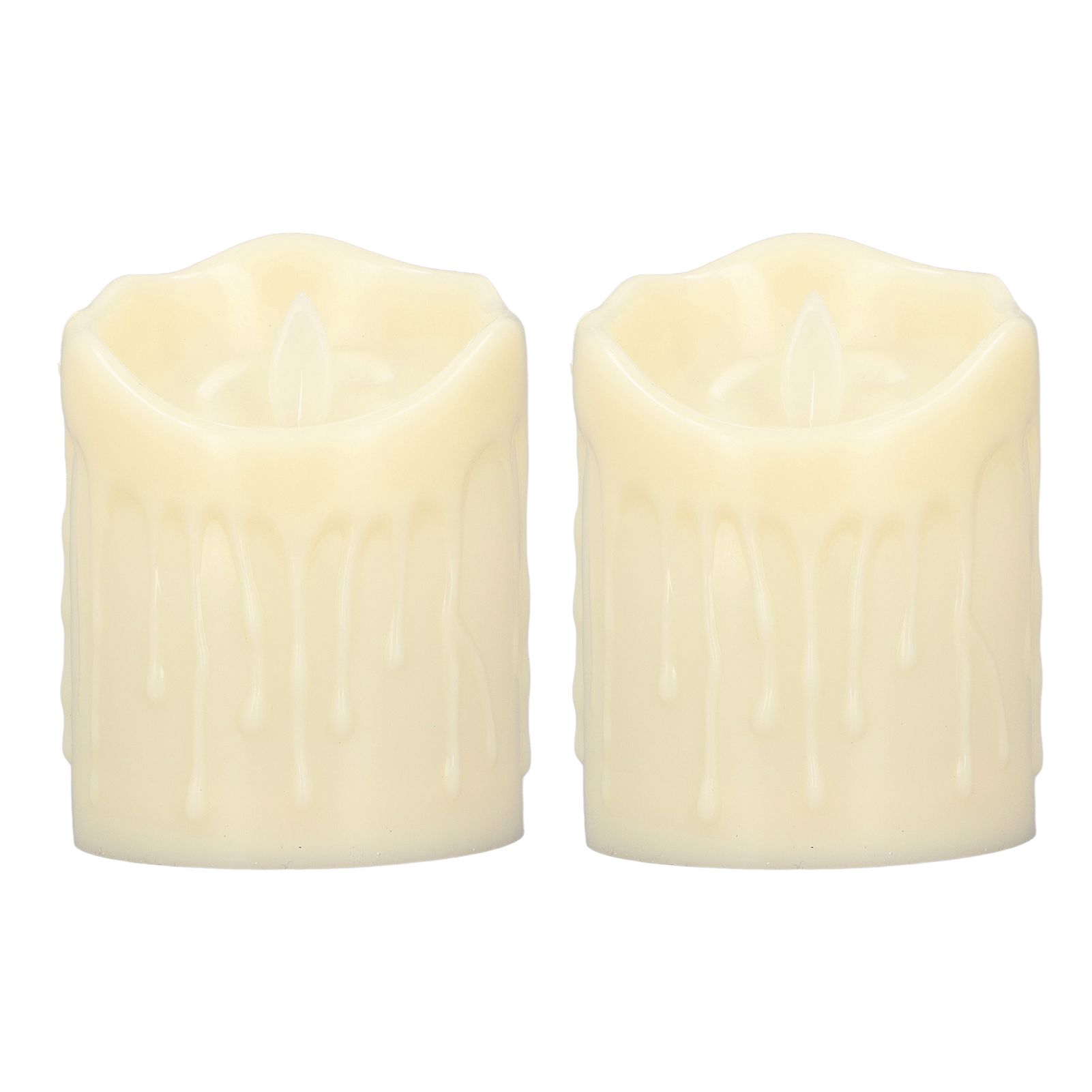 2pcs Flameless Candles Lamp Simulation LED Candle Light for Dating Wedding Proposal - Image 1