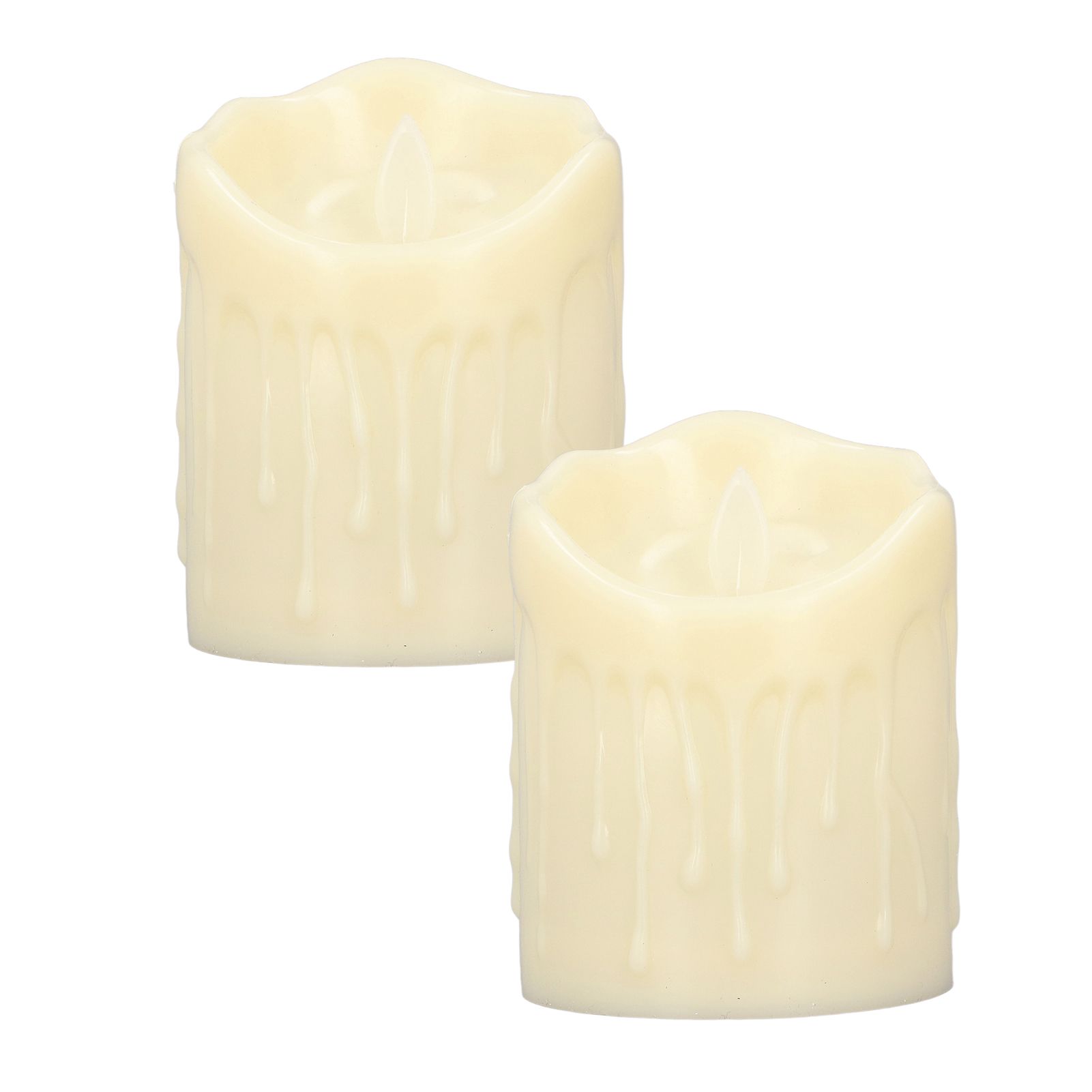 2pcs Flameless Candles Lamp Simulation LED Candle Light for Dating Wedding Proposal - Image 2