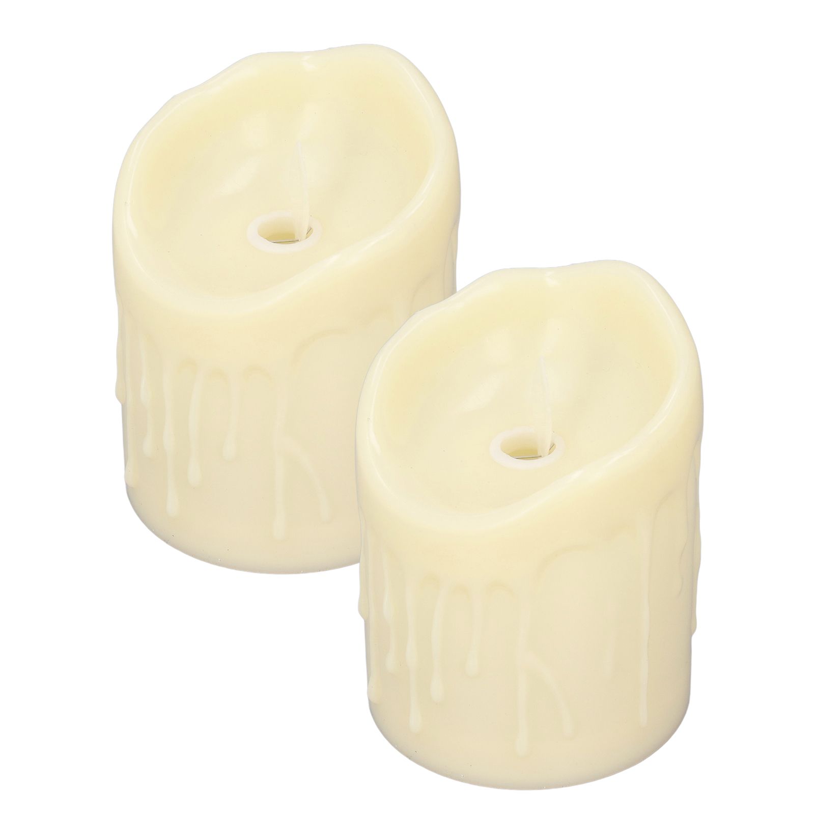 2pcs Flameless Candles Lamp Simulation LED Candle Light for Dating Wedding Proposal - Image 3