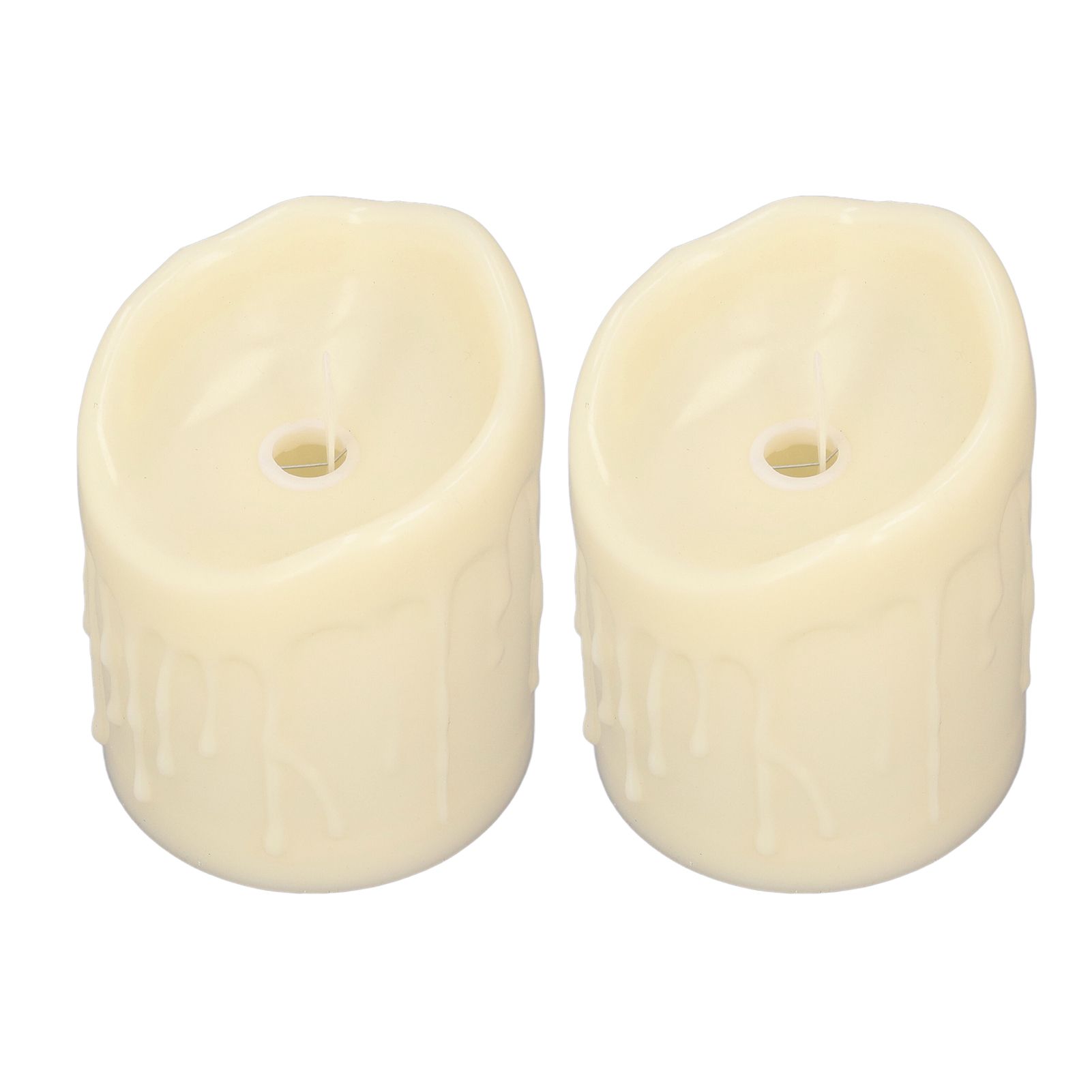 2pcs Flameless Candles Lamp Simulation LED Candle Light for Dating Wedding Proposal - Image 4