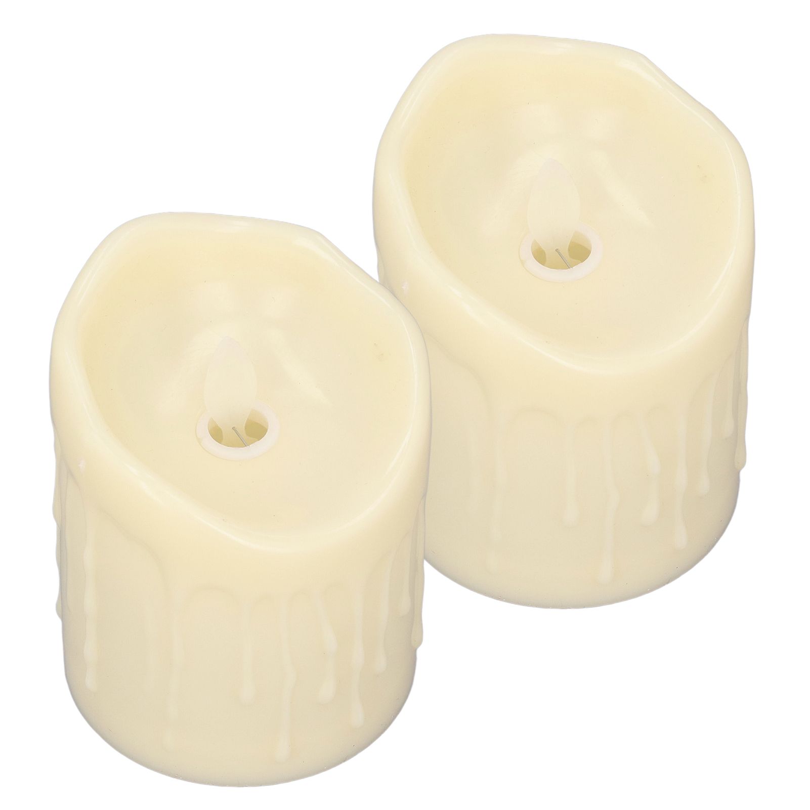 2pcs Flameless Candles Lamp Simulation LED Candle Light for Dating Wedding Proposal - Image 5