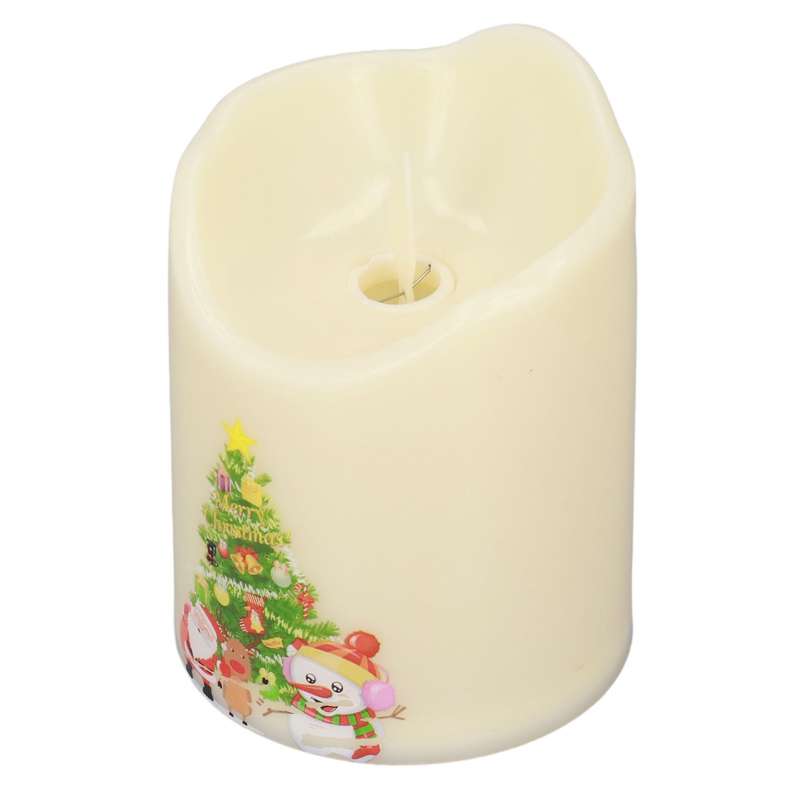 LED Candle Light Battery Powered Flameless Simulation Christmas Decoration Lamp BZ2863‑W‑2 - Image 5