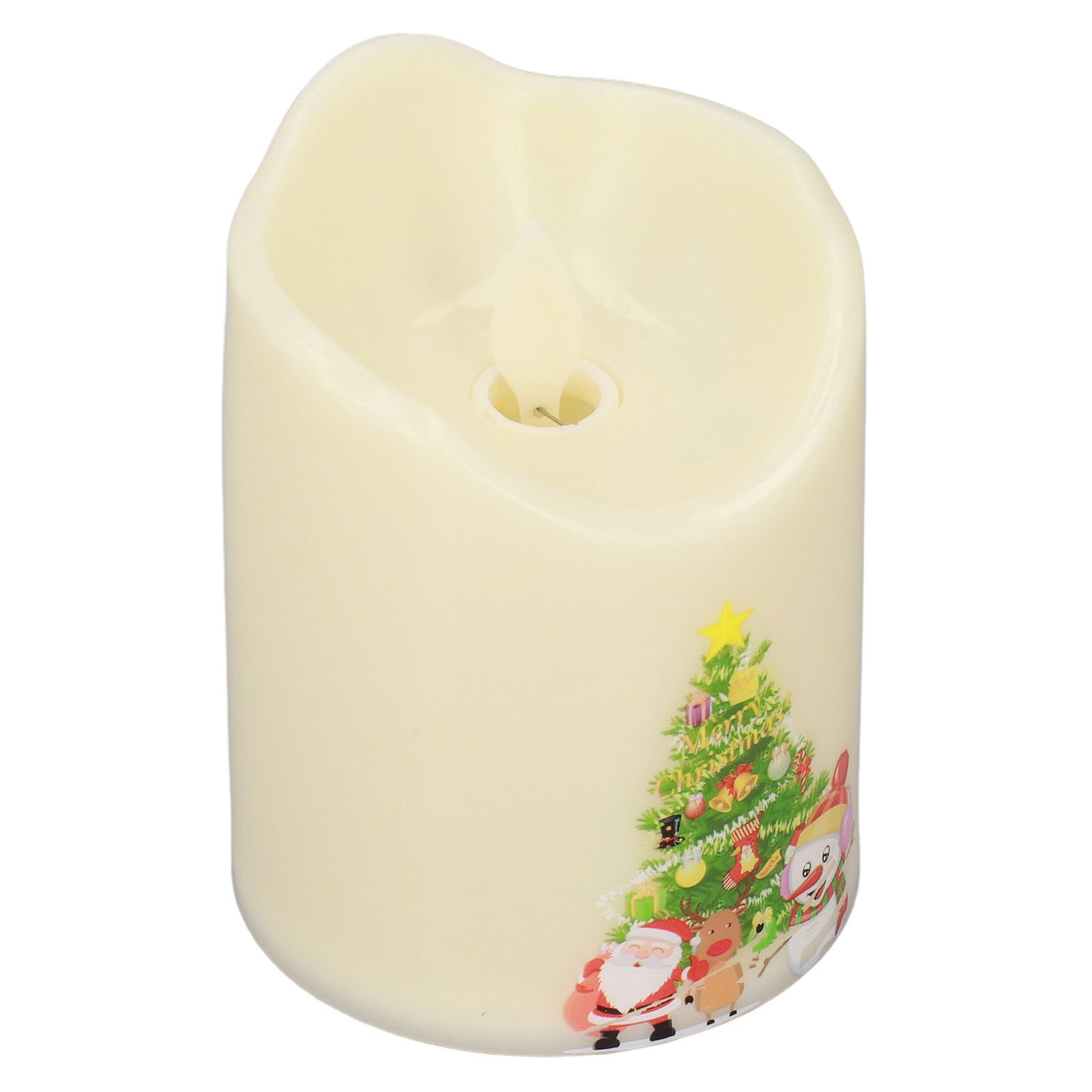 LED Candle Light Battery Powered Flameless Simulation Christmas Decoration Lamp BZ2863‑W‑2 - Image 7