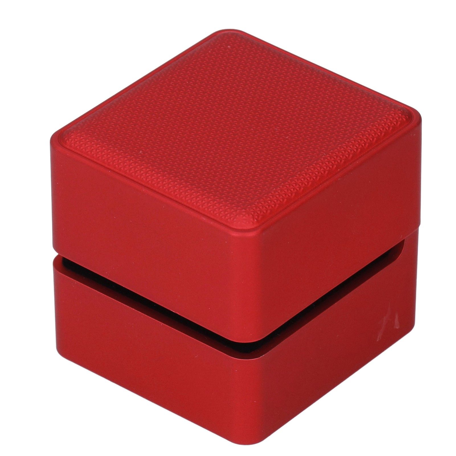 Velvet Ring Box LED Light Eco Friendly Safe Poisonless Elegant Design Romantic Ambience Engagement Ring BoxRed - Image 4