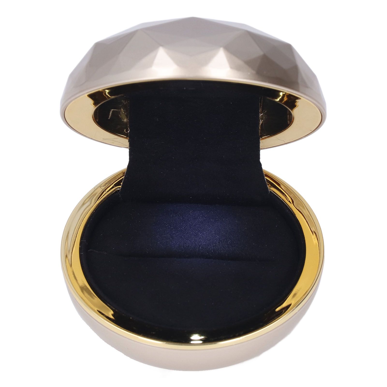 LED Rings Box Luxurious Elegant Frosted Treatment Soft Velour Good Texture Jewelry Gift Box for Engagement Wedding - Image 6