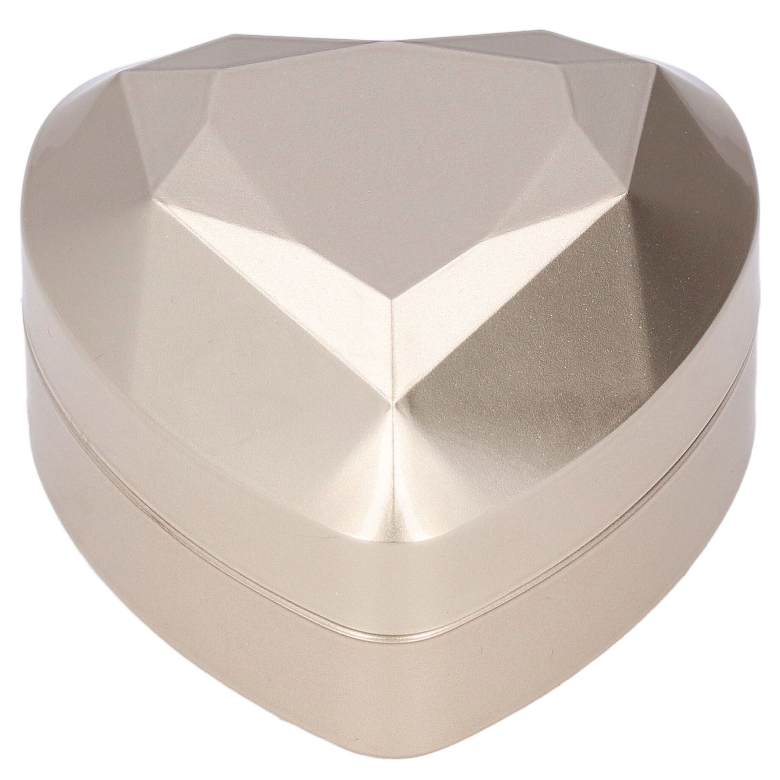 LED Rings Box Luxurious Elegant Frosted Treatment Soft Velour Good Texture Jewelry Gift Box for Engagement Wedding - Image 1
