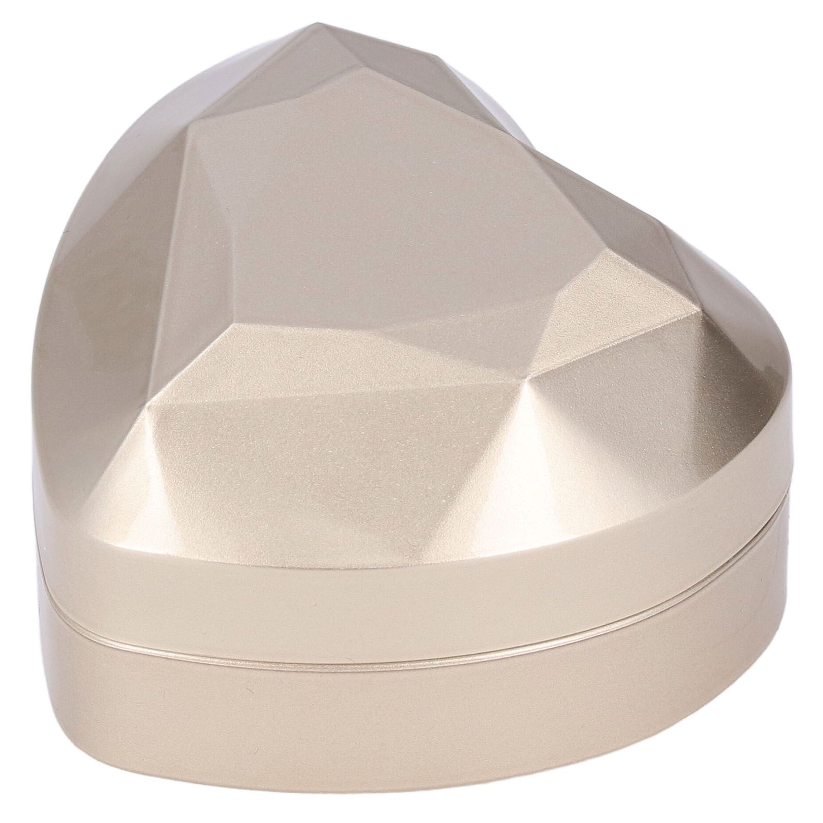LED Rings Box Luxurious Elegant Frosted Treatment Soft Velour Good Texture Jewelry Gift Box for Engagement Wedding - Image 4