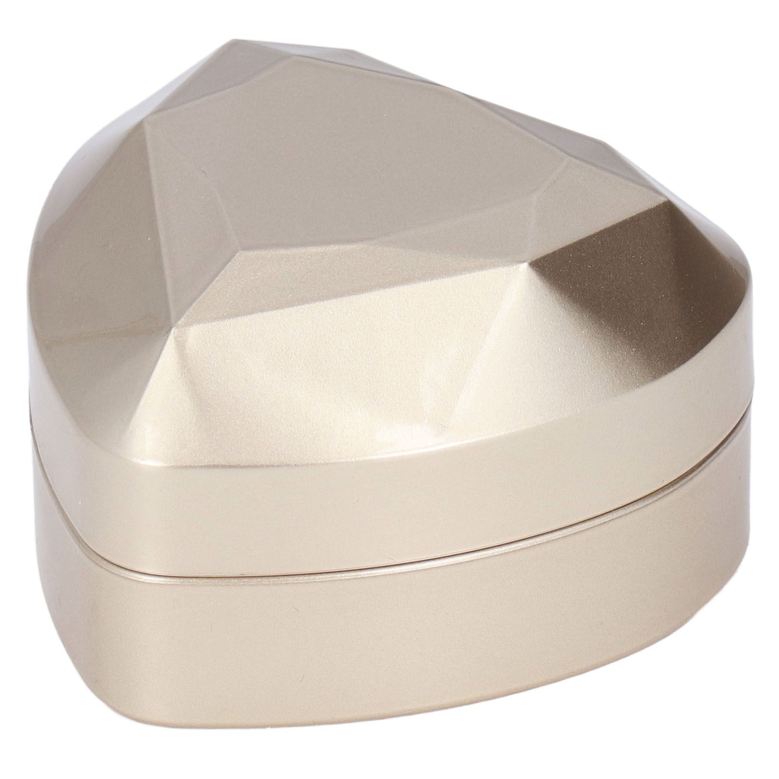 LED Rings Box Luxurious Elegant Frosted Treatment Soft Velour Good Texture Jewelry Gift Box for Engagement Wedding - Image 5