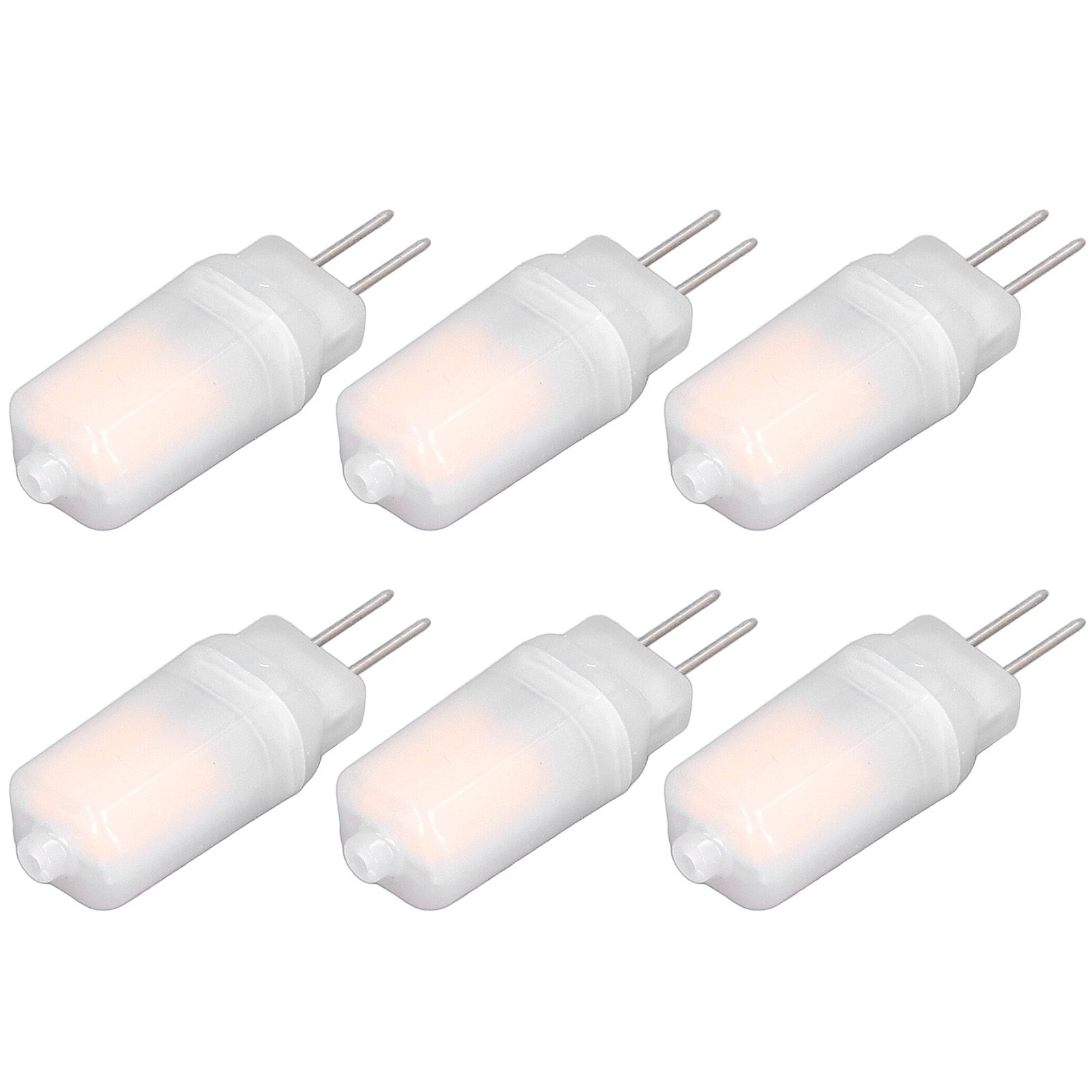 6pcs G4 LED Bulb 12V 360° Luminescence 360° Heat Dissipation Low Power Consumption General Standard Interface Bulbs 3WWarm White - Image 2