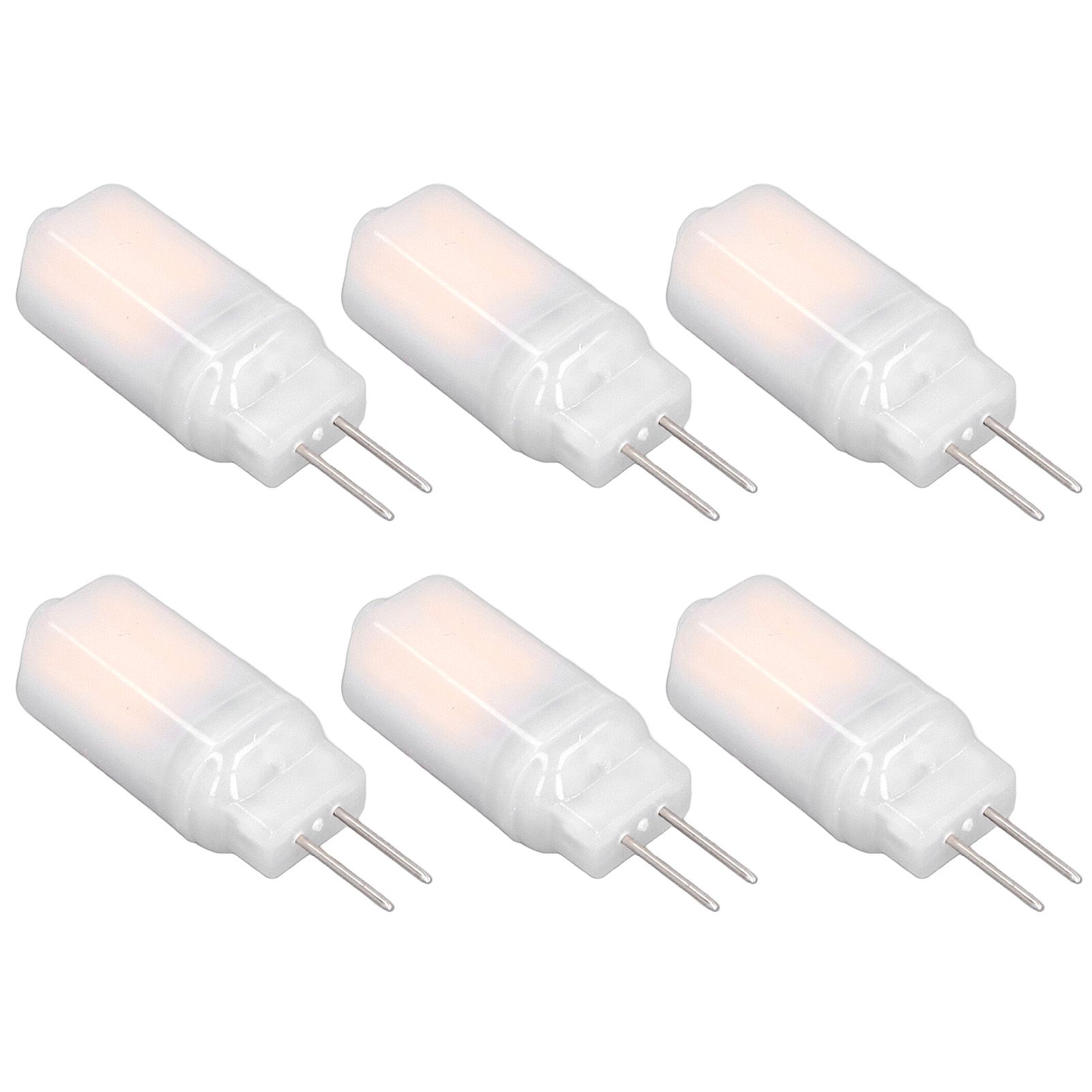 6pcs G4 LED Bulb 12V 360° Luminescence 360° Heat Dissipation Low Power Consumption General Standard Interface Bulbs 3WWarm White - Image 3
