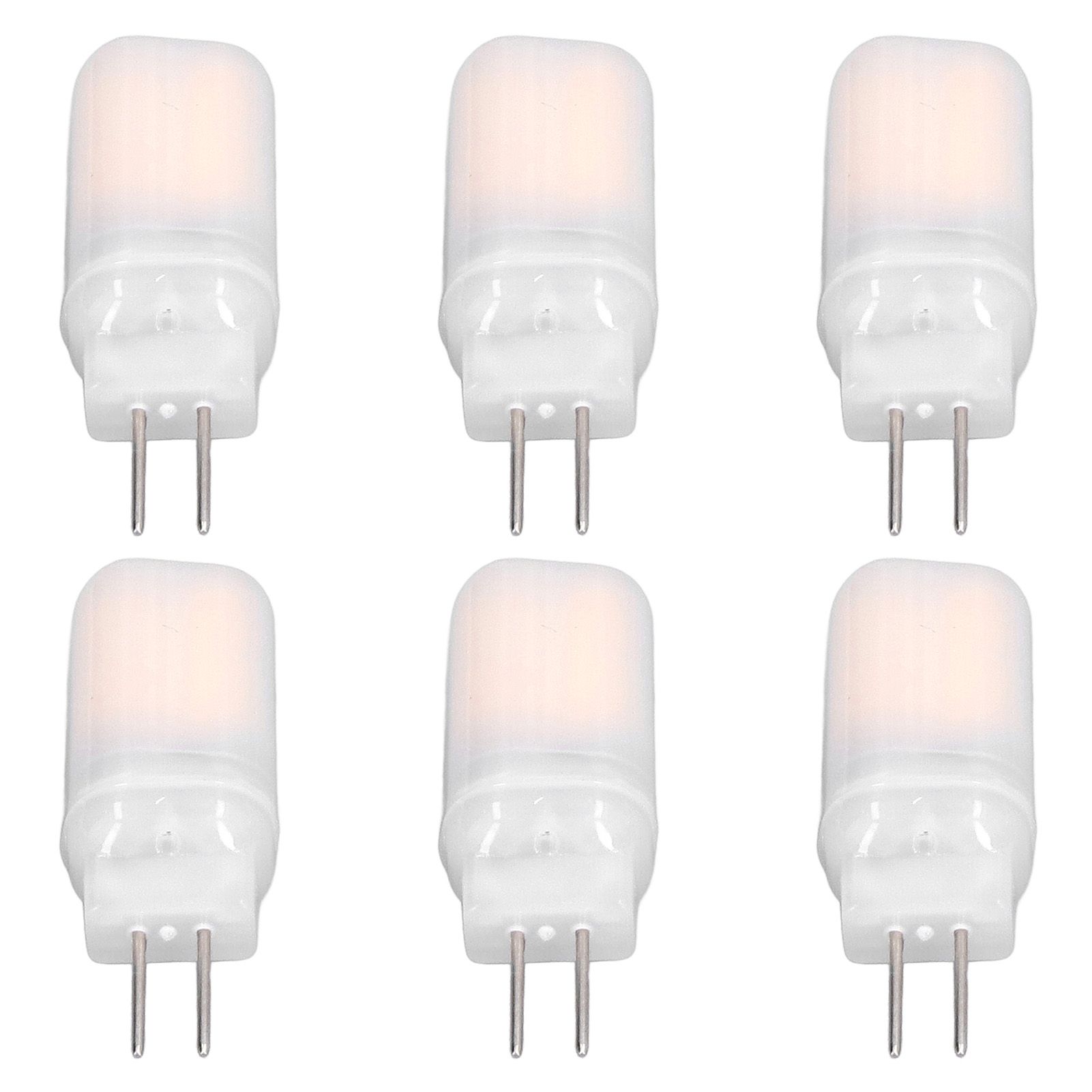 6pcs G4 LED Bulb 12V 360° Luminescence 360° Heat Dissipation Low Power Consumption General Standard Interface Bulbs 3WWarm White - Image 4