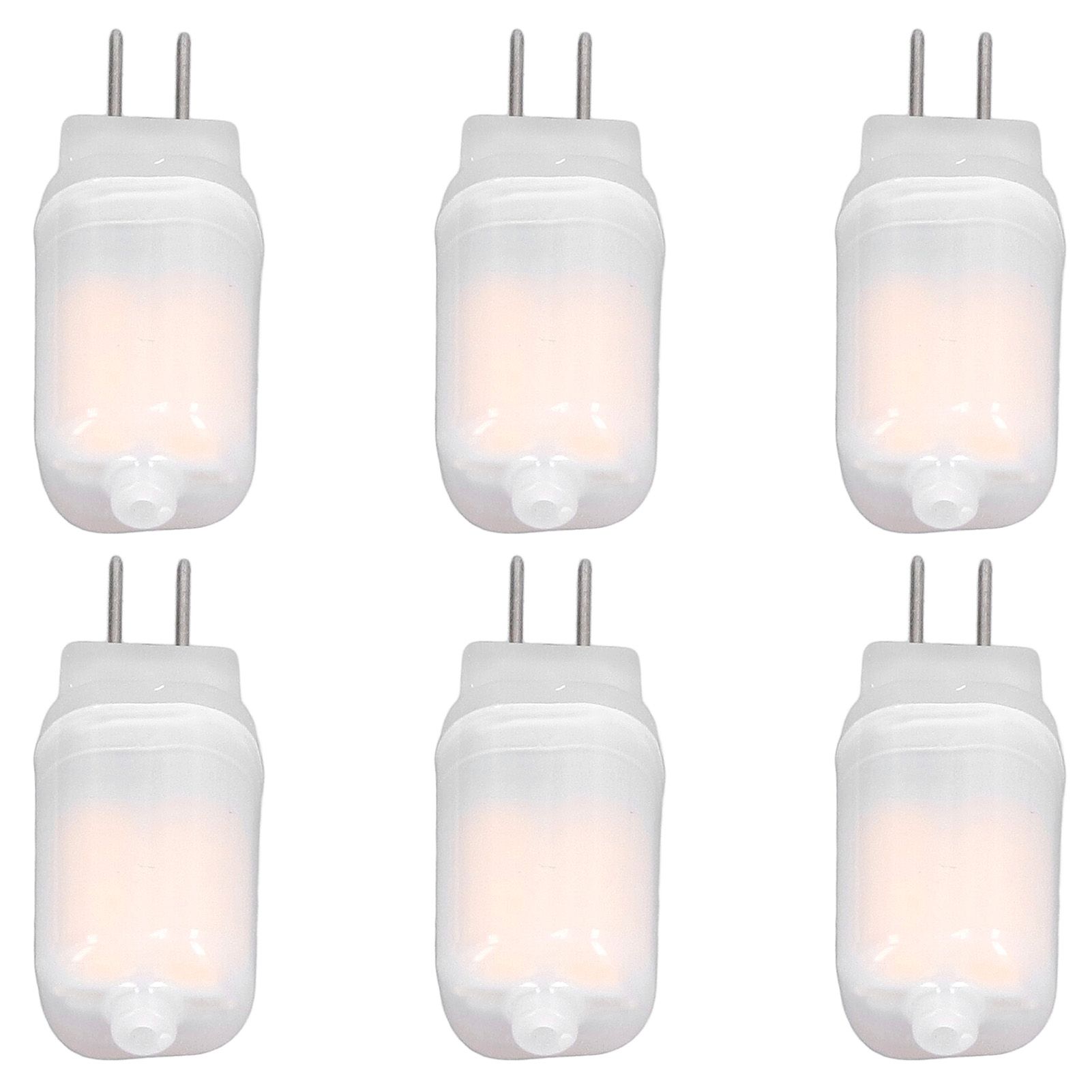 6pcs G4 LED Bulb 12V 360° Luminescence 360° Heat Dissipation Low Power Consumption General Standard Interface Bulbs 3WWarm White - Image 5