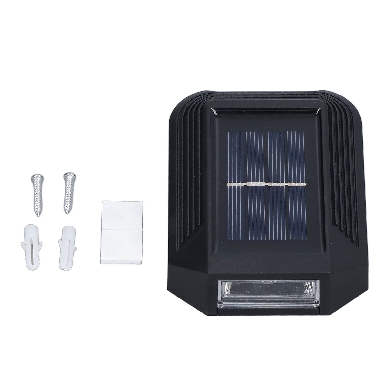 Outdoor Solar Wall Lights Outside Exterior Light Fixture 6LED IP65 Protection for Outdoor Decoration Garden CourtyardWhite Light - Image 2