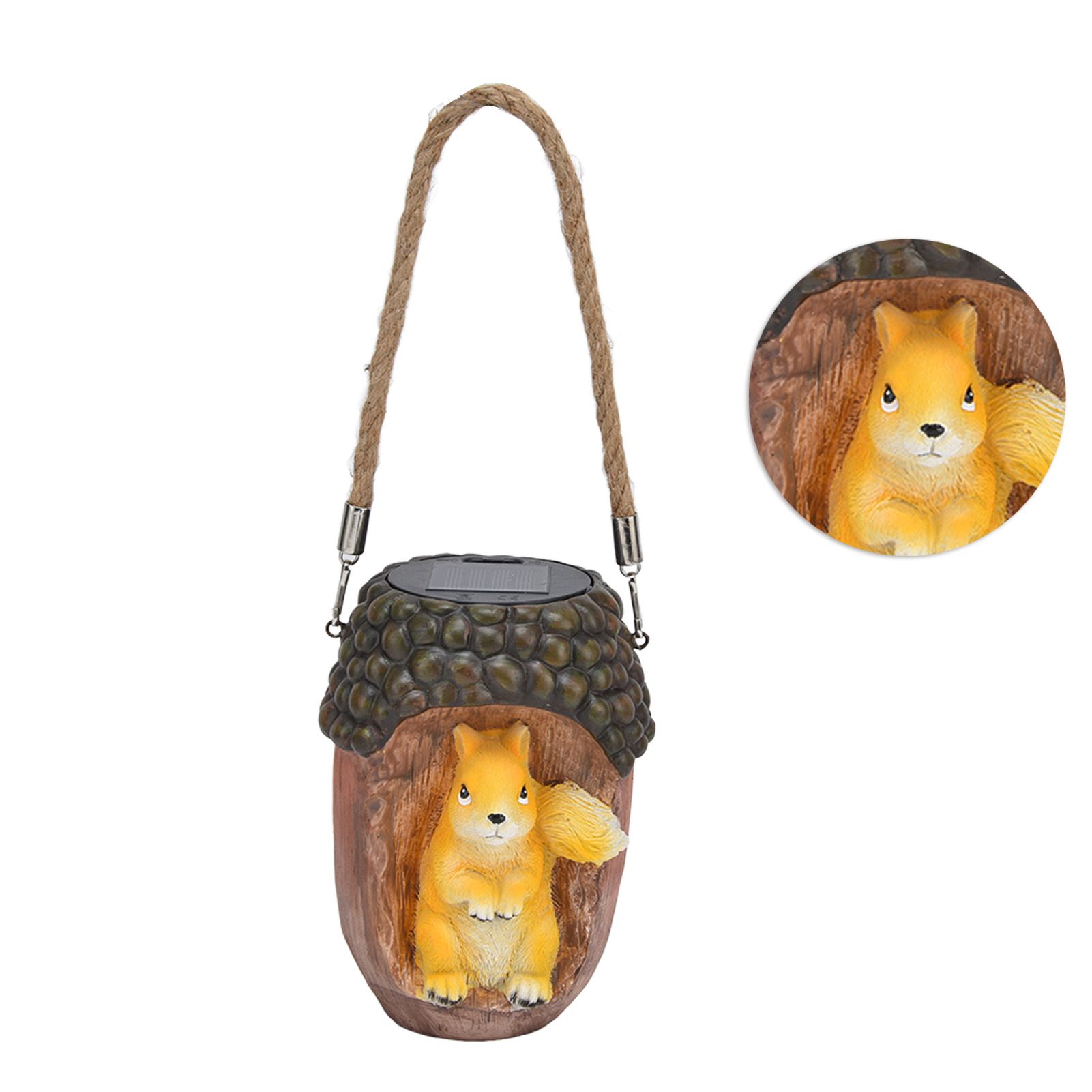 Solar Squirrel Stake Lights Outdoor IP67 Waterproof Squirrel Decorative Lights for Patio Yard Flowerbed Pathway - Image 8