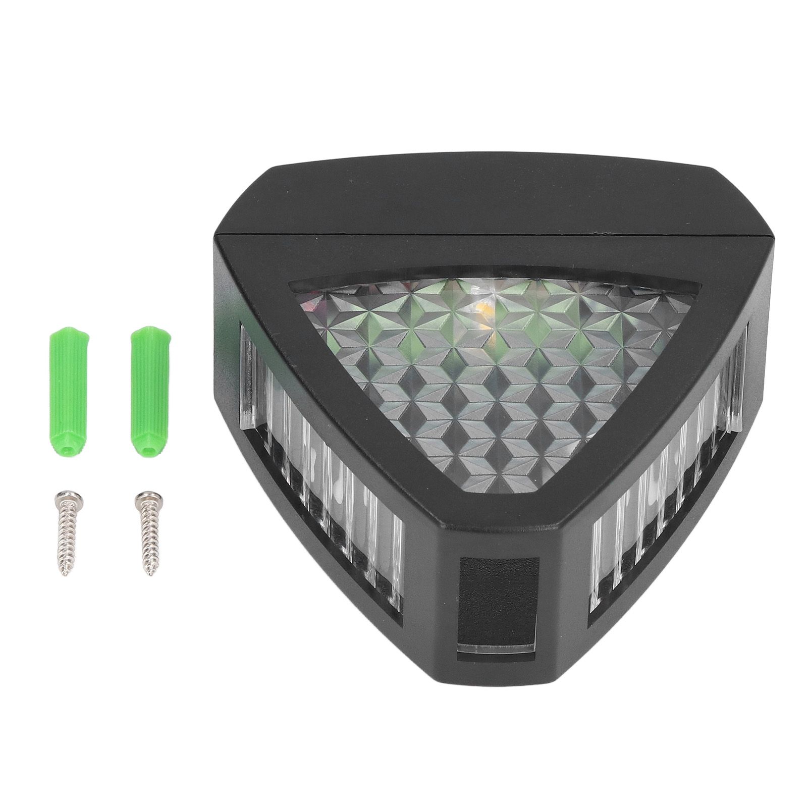 LED Solar Wall Lamp Soft Warm Light Long Battery Life IP44 Wall Light for Home Courtyard Lawn Garden - Image 1