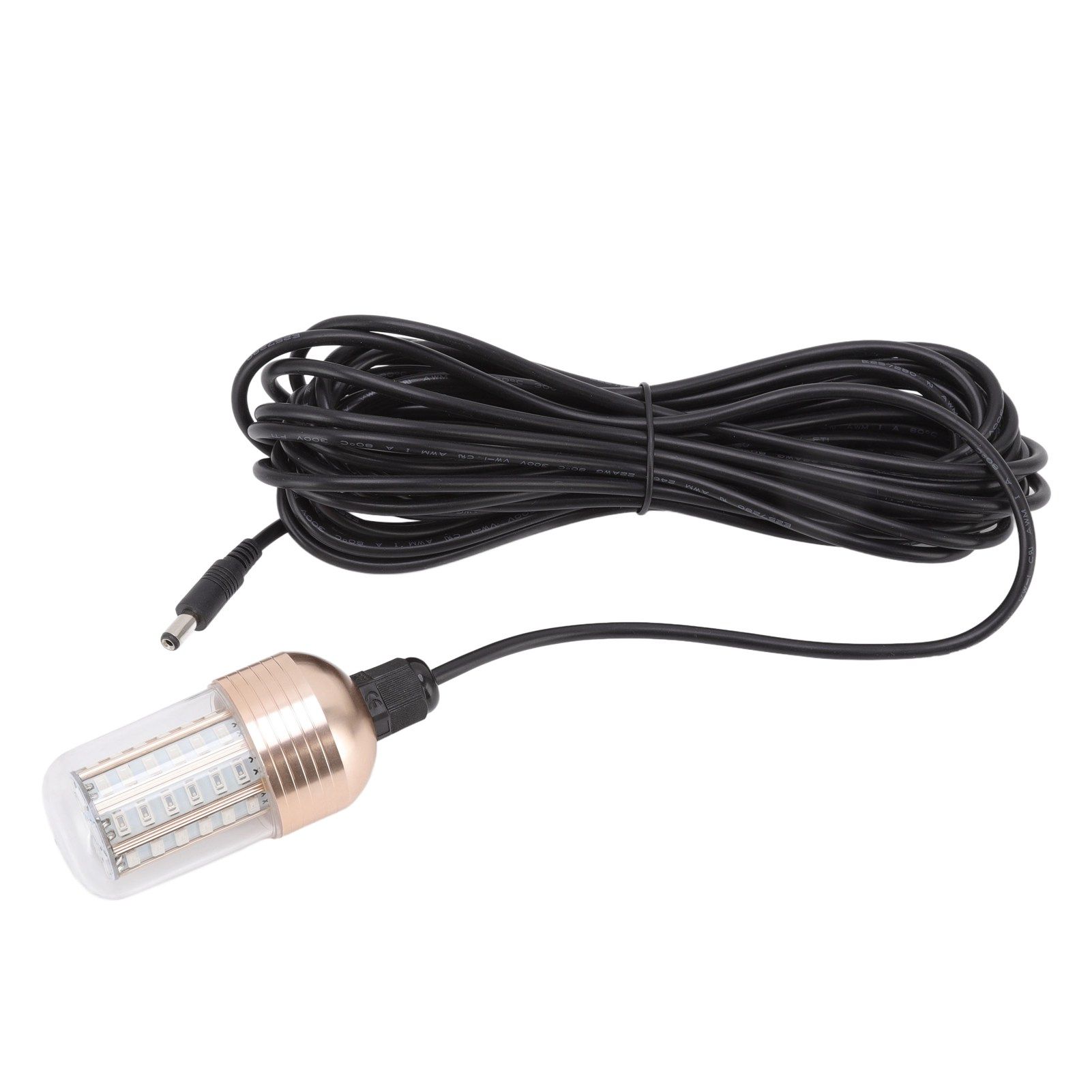 LED Fishing Light Super Bright 60 LEDs 3000lm 30W IP68 Waterproof Underwater Night Fishing Lamp 12‑60V Yellow Light - Image 5