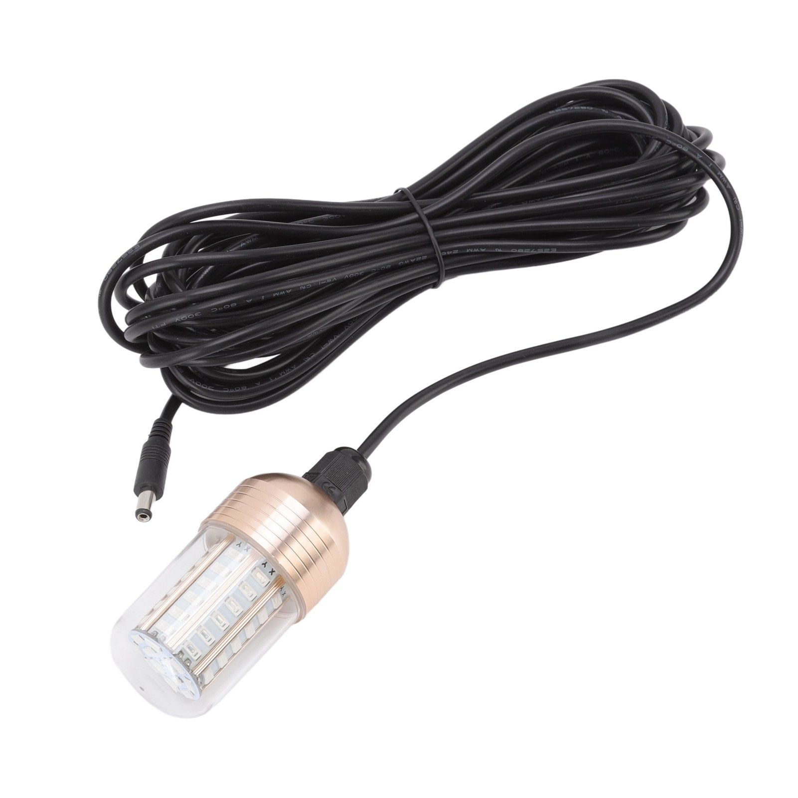 LED Fishing Light Super Bright 60 LEDs 3000lm 30W IP68 Waterproof Underwater Night Fishing Lamp 12‑60V White Light - Image 3