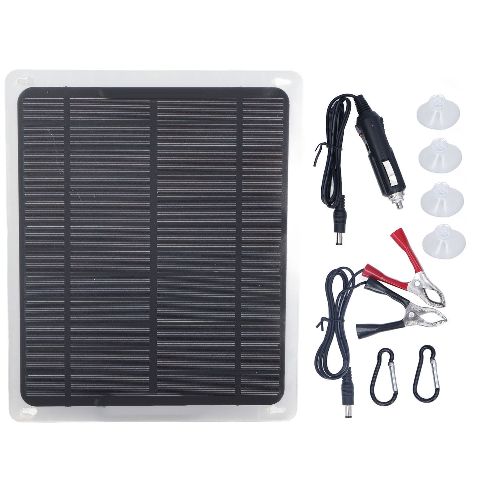 20W 12V Solar Panel Car Battery Charger for Car Boat Airplanes Satellites Space Stations - Image 1