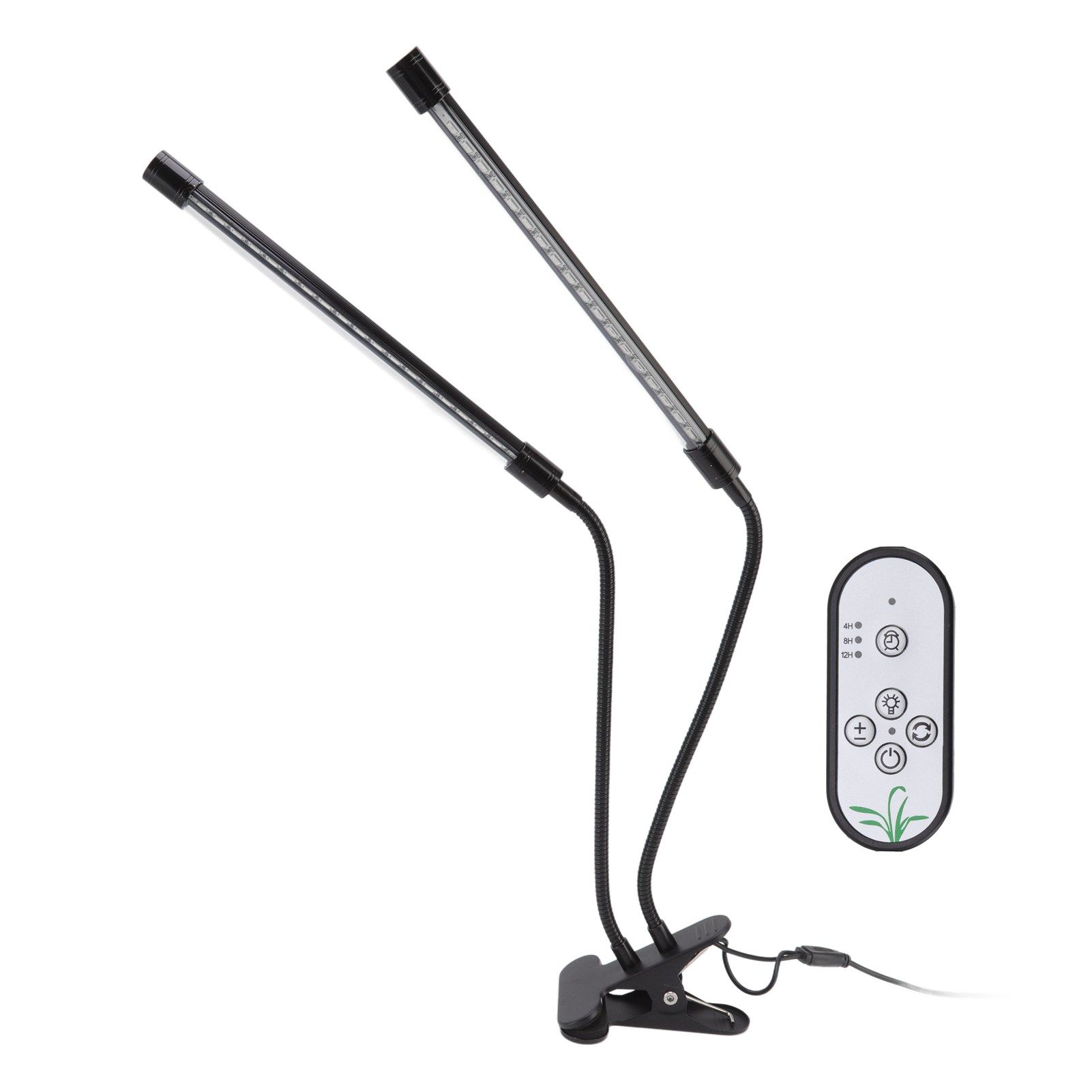 Plant Grow Light Dimmable Timing Full Spectrum USB Powered Dual Head Clip On LED Plant Lamp for Indoor 30W - Image 5