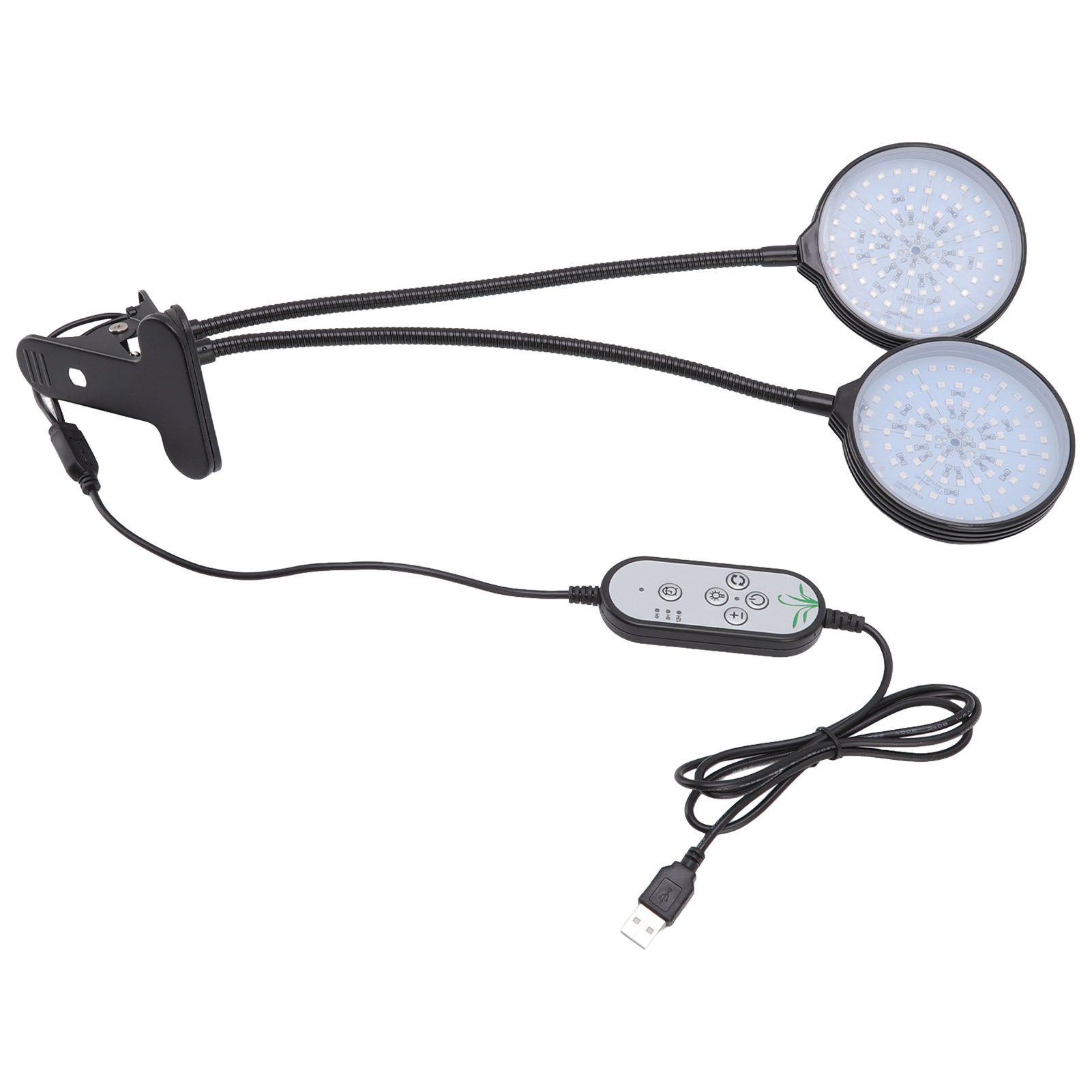 30W Double Head LED Plant Growing Lights Clip On 5 Level Brightness Grow Lamp for Indoor Plants - Image 4
