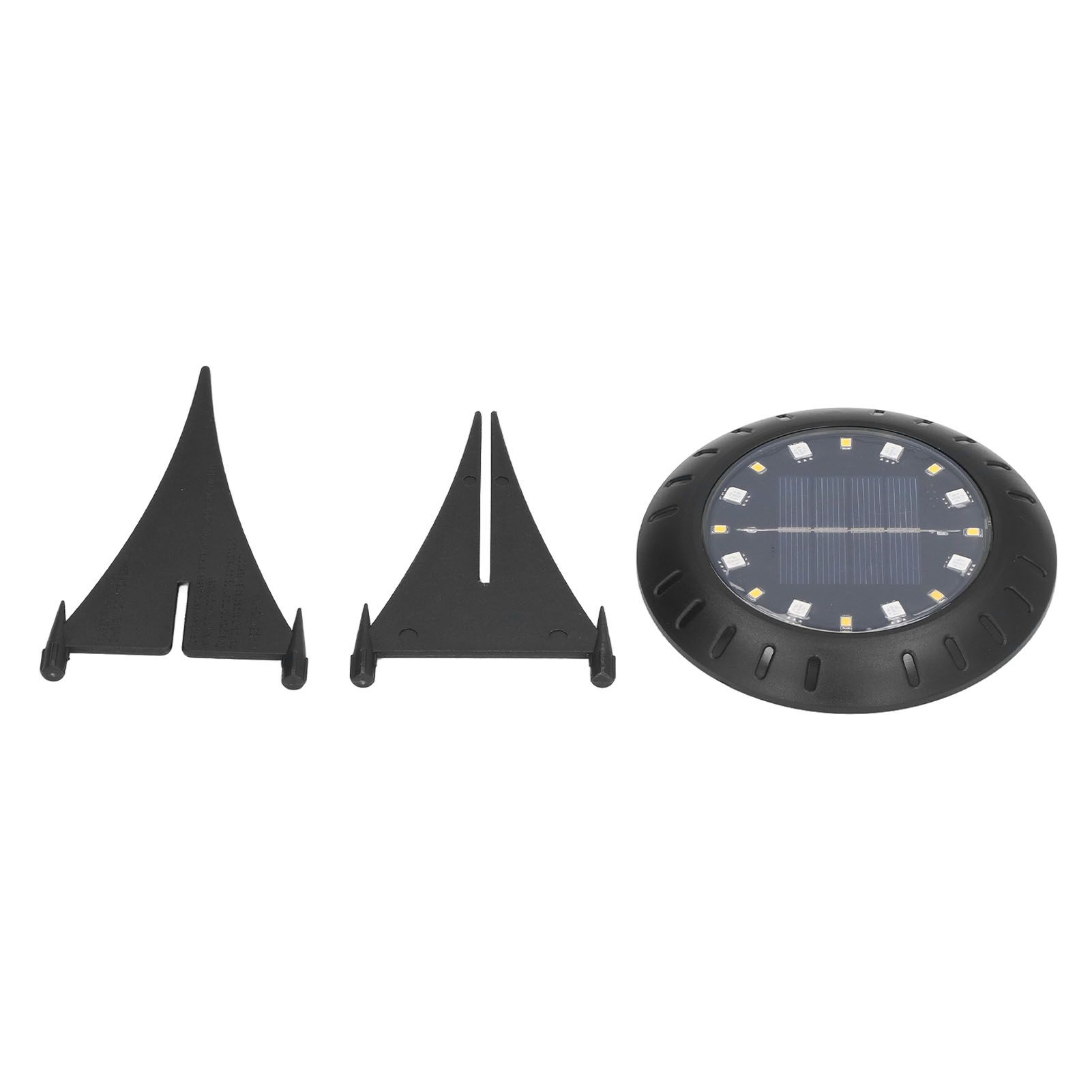 Solar Ground Lights Automatic Charging RGB LED Lamp Beads IP67 Waterproof Warm White Ground Lights Outdoor - Image 1