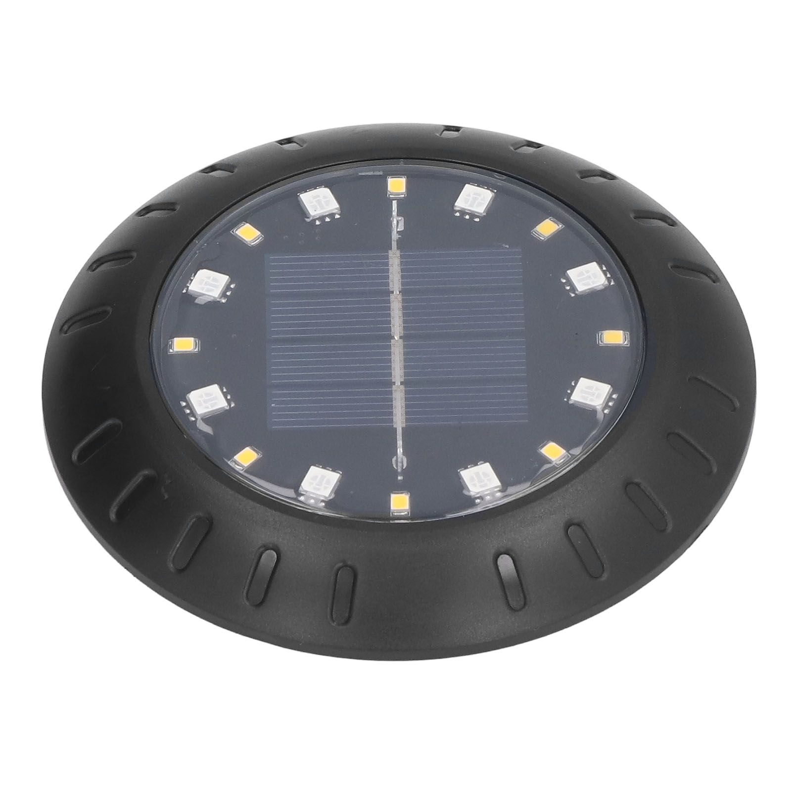 Solar Ground Lights Automatic Charging RGB LED Lamp Beads IP67 Waterproof Warm White Ground Lights Outdoor - Image 2