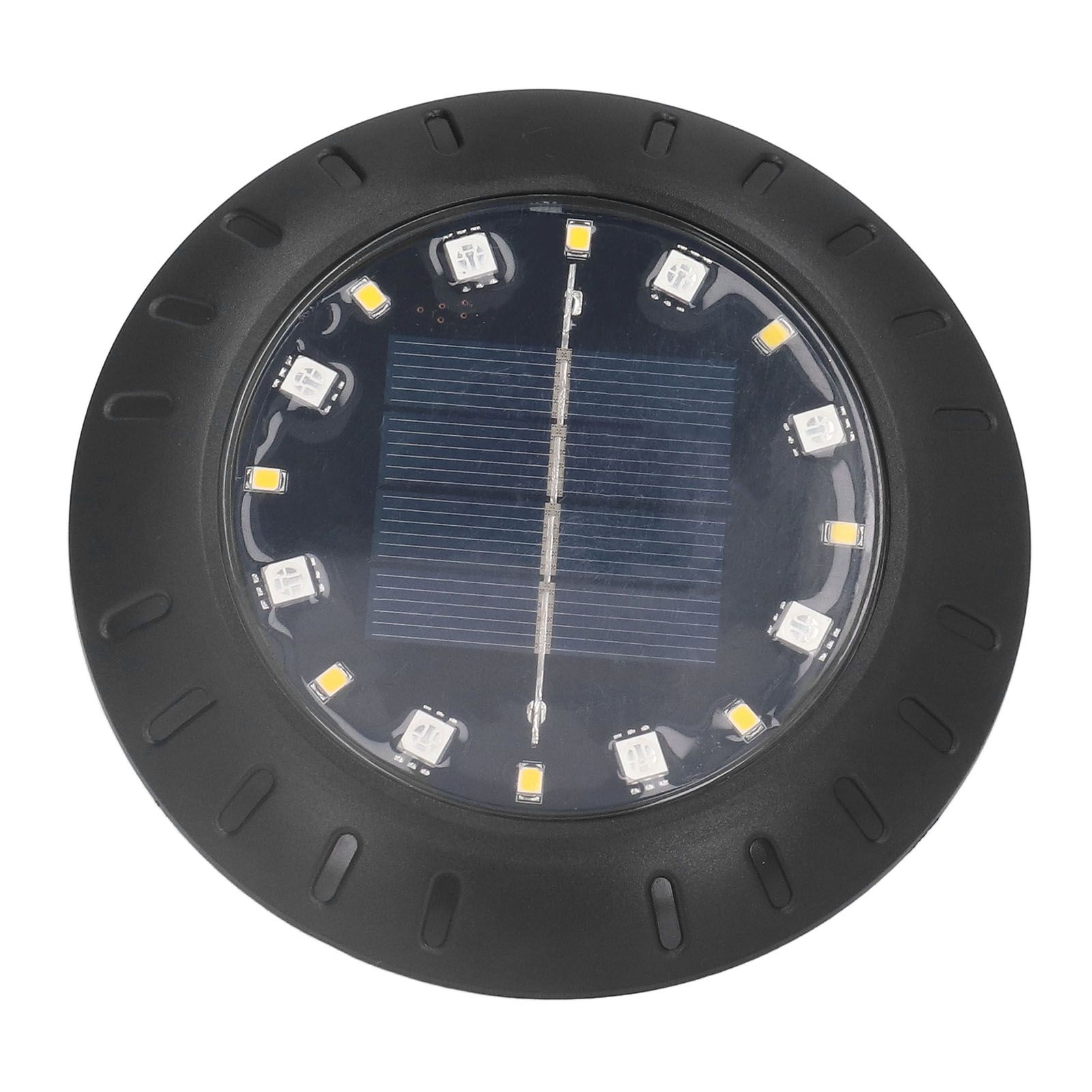 Solar Ground Lights Automatic Charging RGB LED Lamp Beads IP67 Waterproof Warm White Ground Lights Outdoor - Image 6