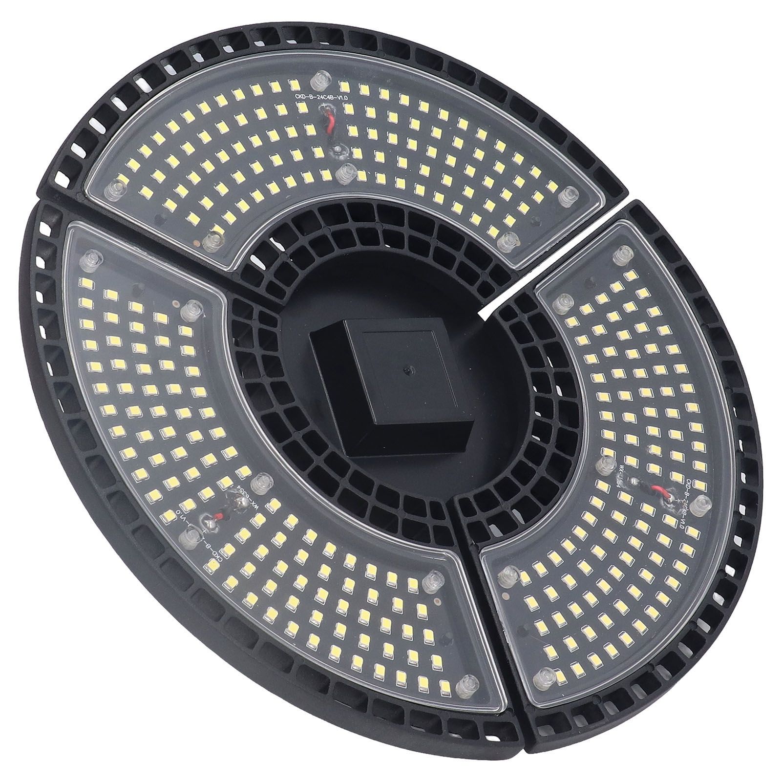 LED Bay Light 60W Waterproof 288 Lamp Beads Foldable 3 Leaf E26 E27 Garage Light for Basements 100 to 277V - Image 1
