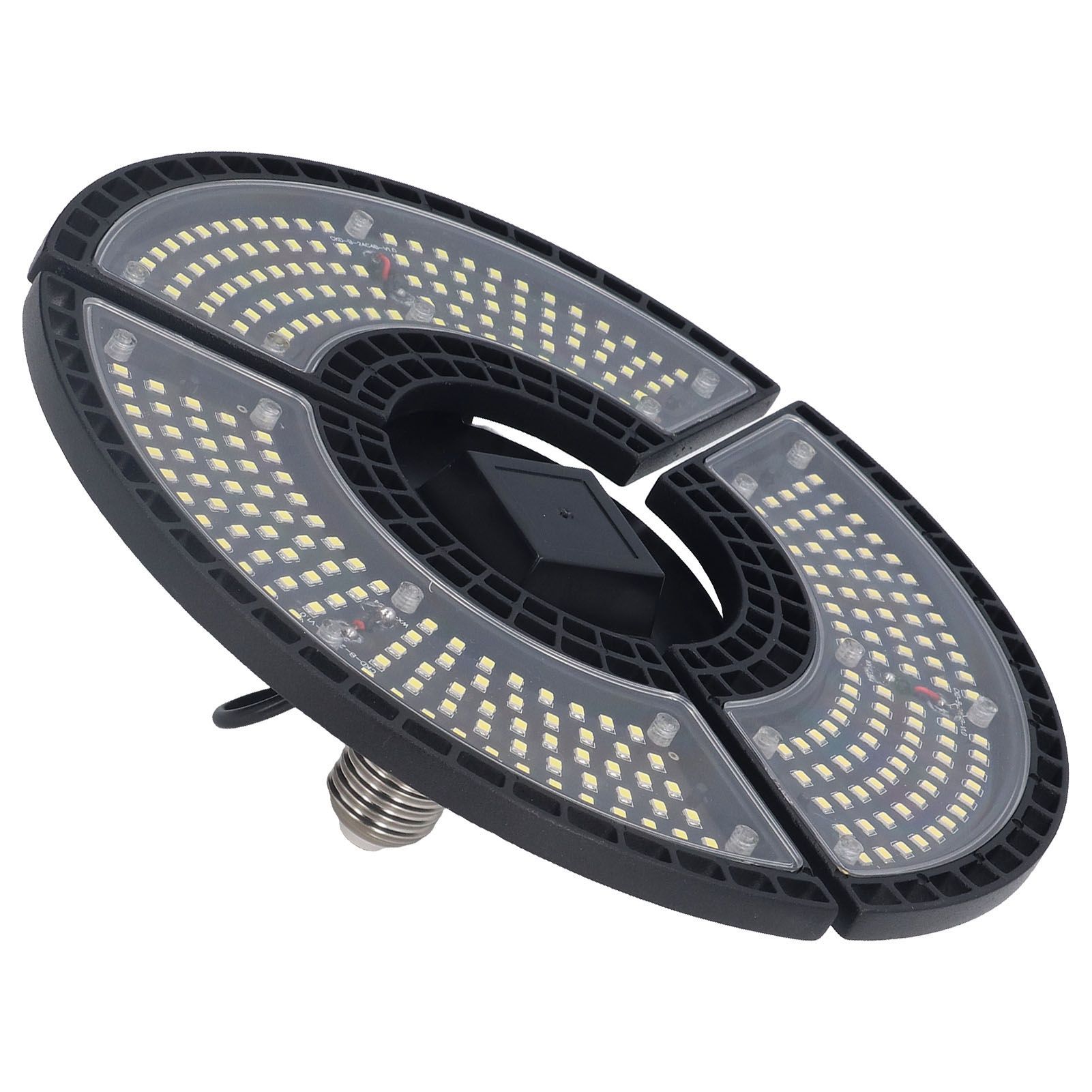 LED Bay Light 60W Waterproof 288 Lamp Beads Foldable 3 Leaf E26 E27 Garage Light for Basements 100 to 277V - Image 4