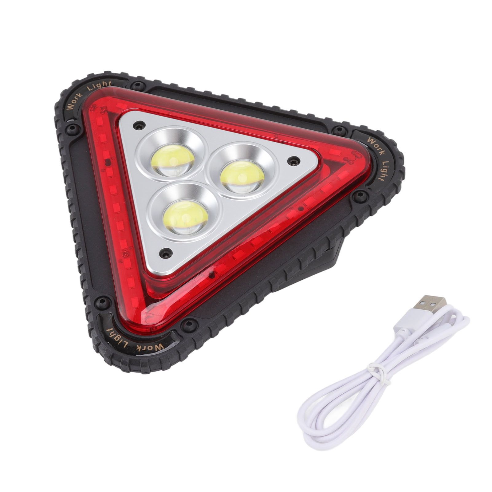 COB Work Light Triangle Multifunctional Warning Red Floodlight USB Charging Car Repairing Floodlight for Car Emergency - Image 7
