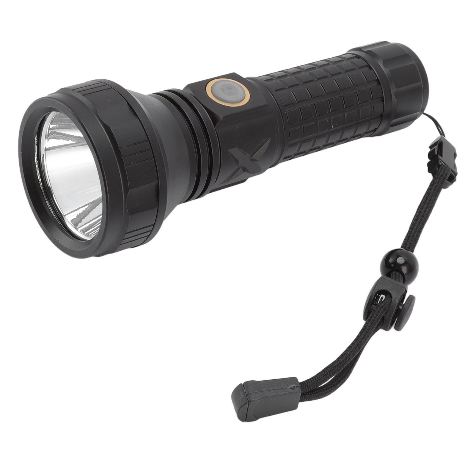 Flashlight Aluminum Alloy 8000lm Three Light Modes Waterproof Flashlight for Household Emergency Camping Hiking Traveling - Image 2