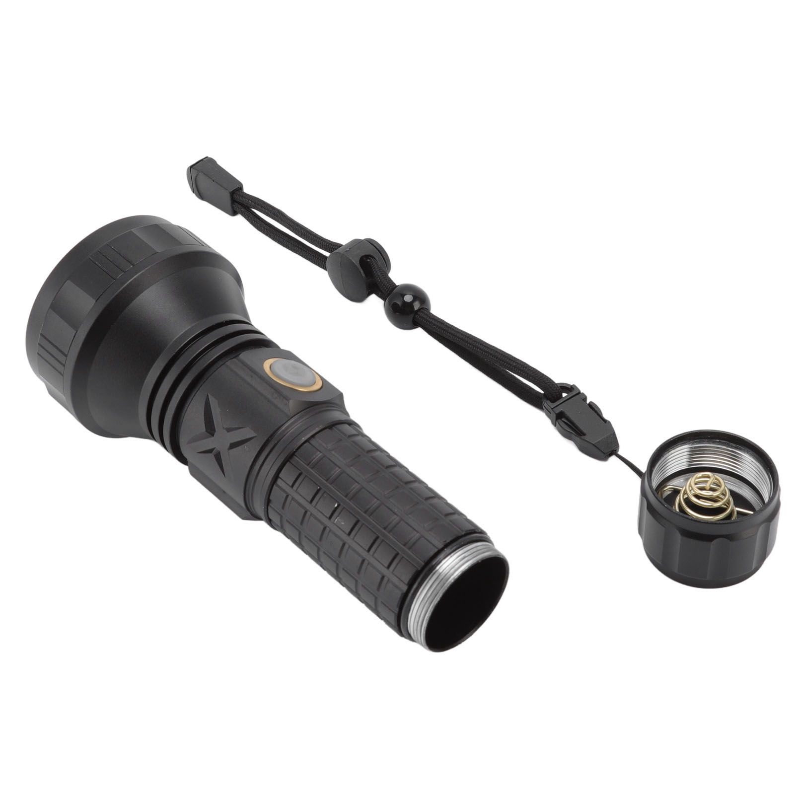 Flashlight Aluminum Alloy 8000lm Three Light Modes Waterproof Flashlight for Household Emergency Camping Hiking Traveling - Image 4