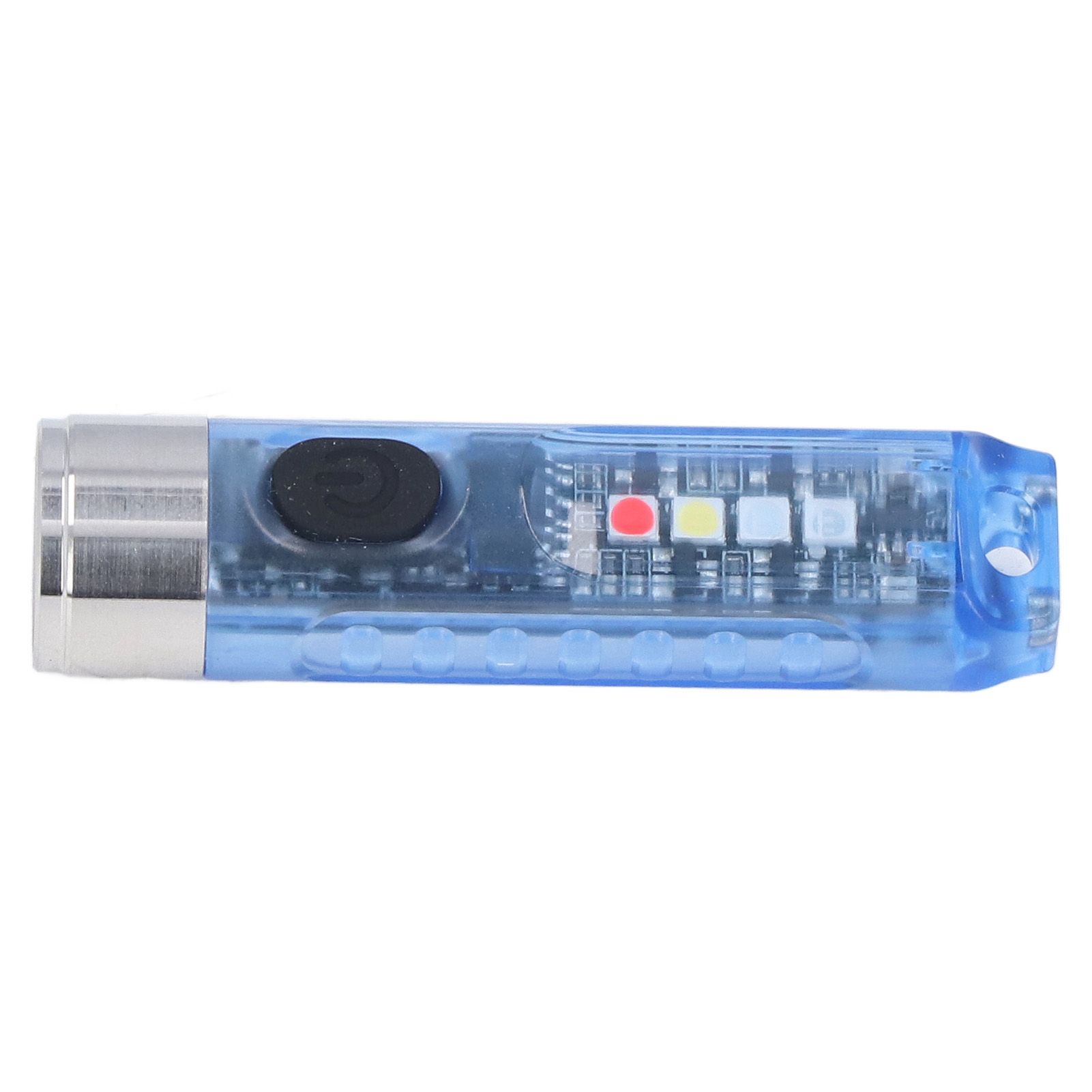 Keychain Flashlight 10 Lighting Modes 5LED TYPE C Fast Charging IP65 Waterproof Portable Keychain Light with Magnetic Base Blue - Image 8