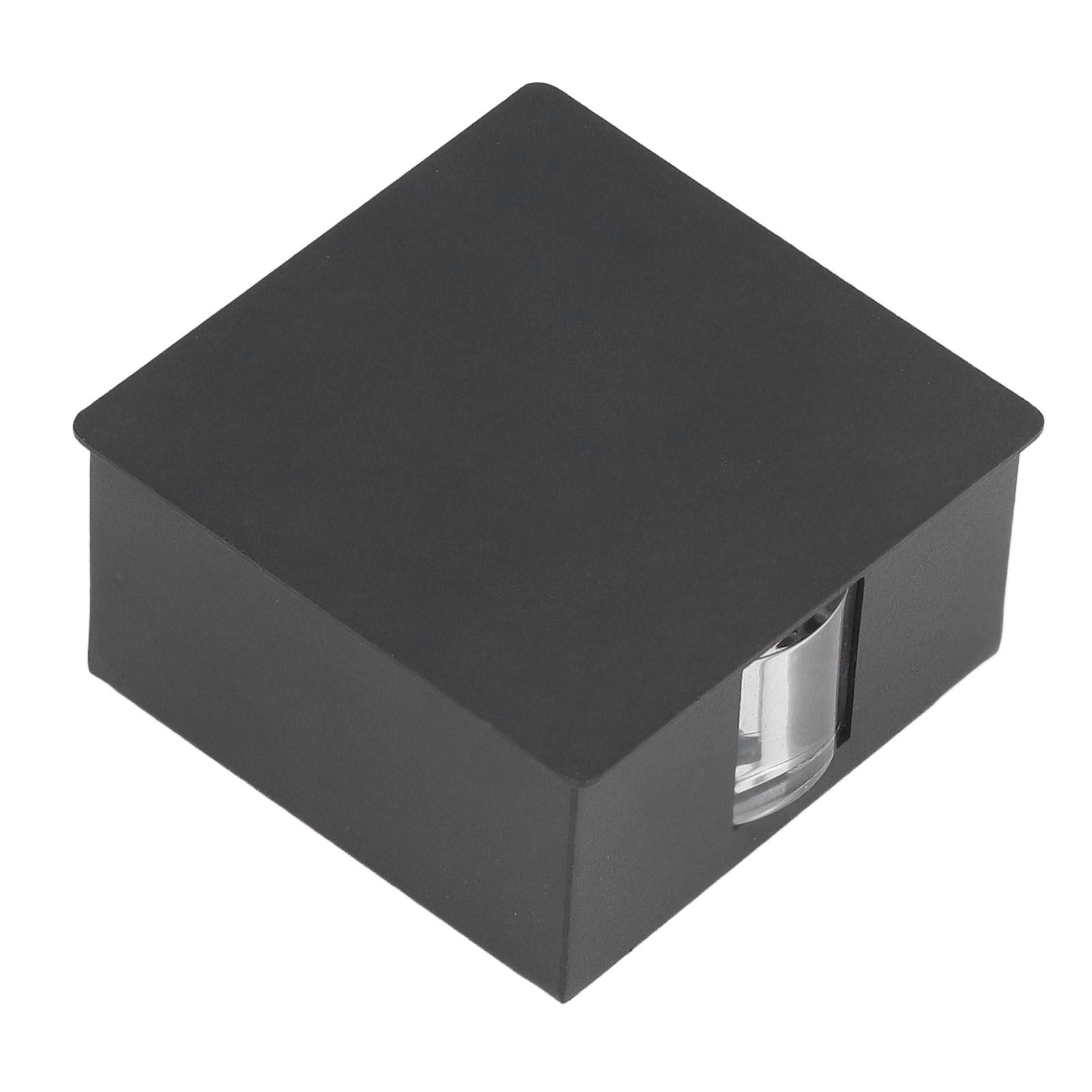 Beam Wall Light Quadrate Design Retro Warm Light 3W Unilateral Lighting LED Wall Lamp AC85 to 265V for Hotel Black Shell - Image 3