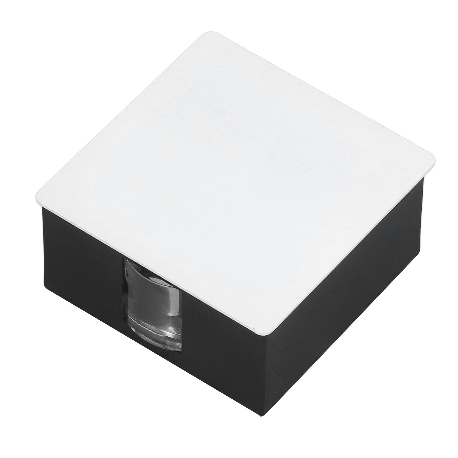 Beam Wall Light Quadrate Design Retro Warm Light 3W Unilateral Lighting LED Wall Lamp AC85 to 265V for Hotel White Shell - Image 4