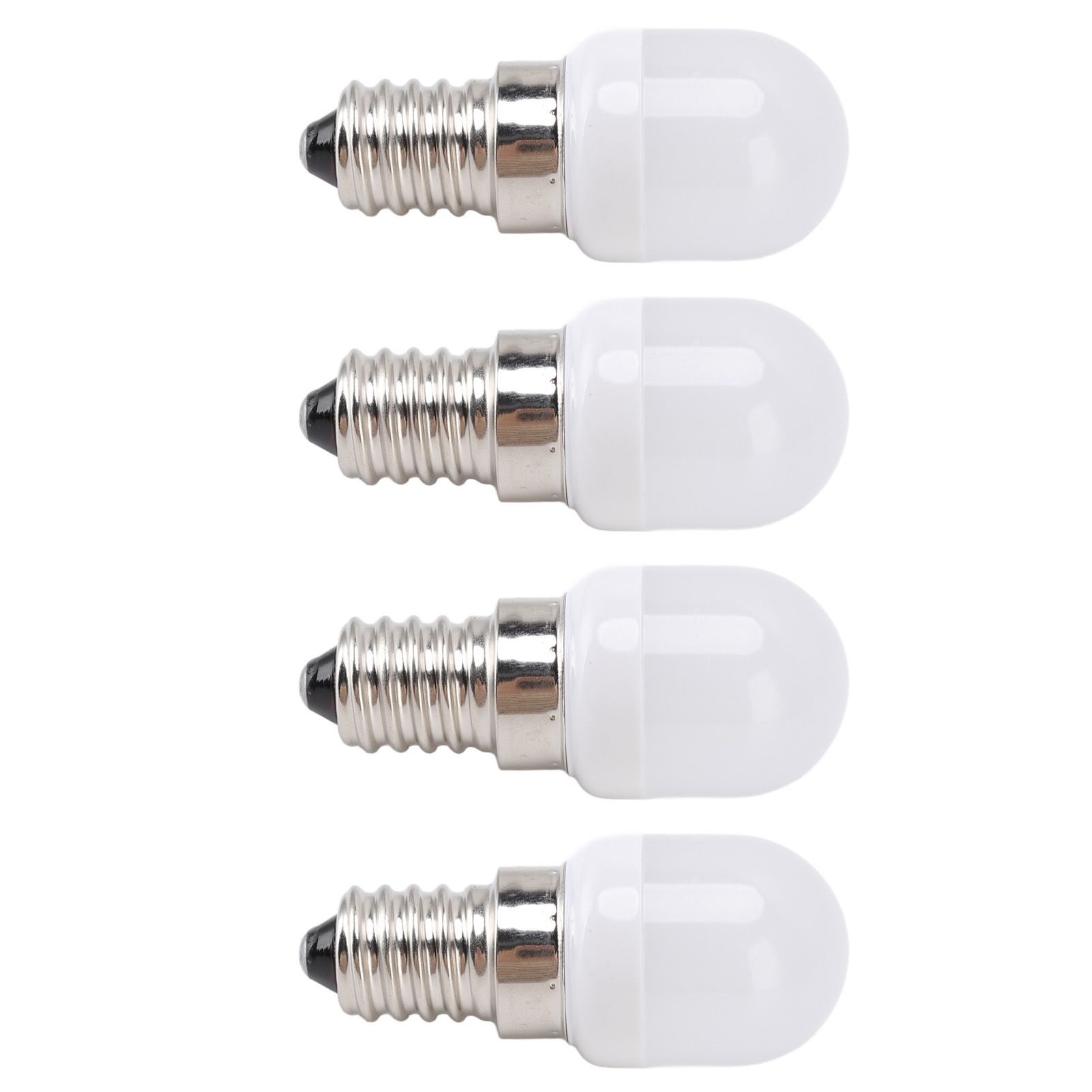 10Pcs E14 Light Bulb Stainless Steel 1.5W 220V LED Bulb for Chandelier Ceiling Cabinet Wall Table Lamps Warm White Light - Image 2