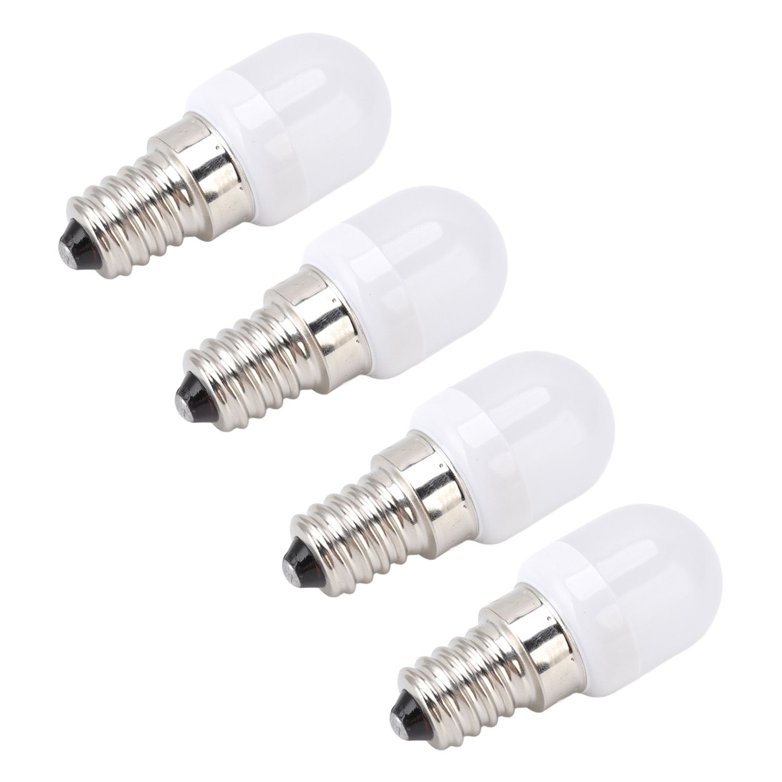 10Pcs E14 Light Bulb Stainless Steel 1.5W 220V LED Bulb for Chandelier Ceiling Cabinet Wall Table Lamps Warm White Light - Image 3