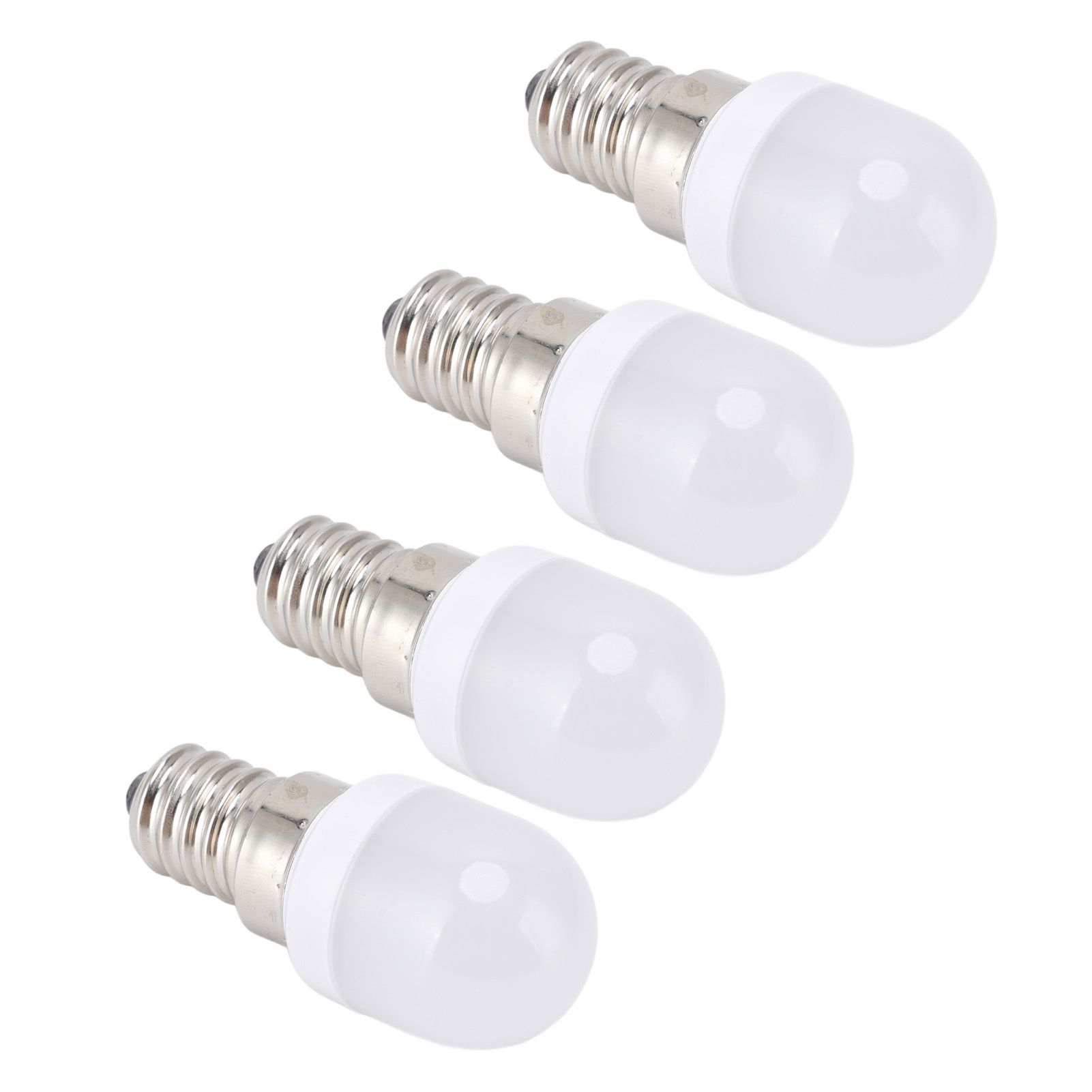 10Pcs E14 Light Bulb Stainless Steel 1.5W 220V LED Bulb for Chandelier Ceiling Cabinet Wall Table Lamps Warm White Light - Image 4