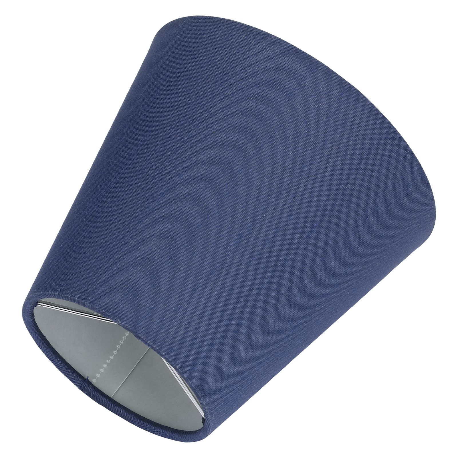 6PCS Fabric Lampshade Modern Simple Good Light Transmission Table Lamp Shade for E14 Bulb Miniature Bulb for Ceiling Lamp A3 02 Dark Blue - Image 5